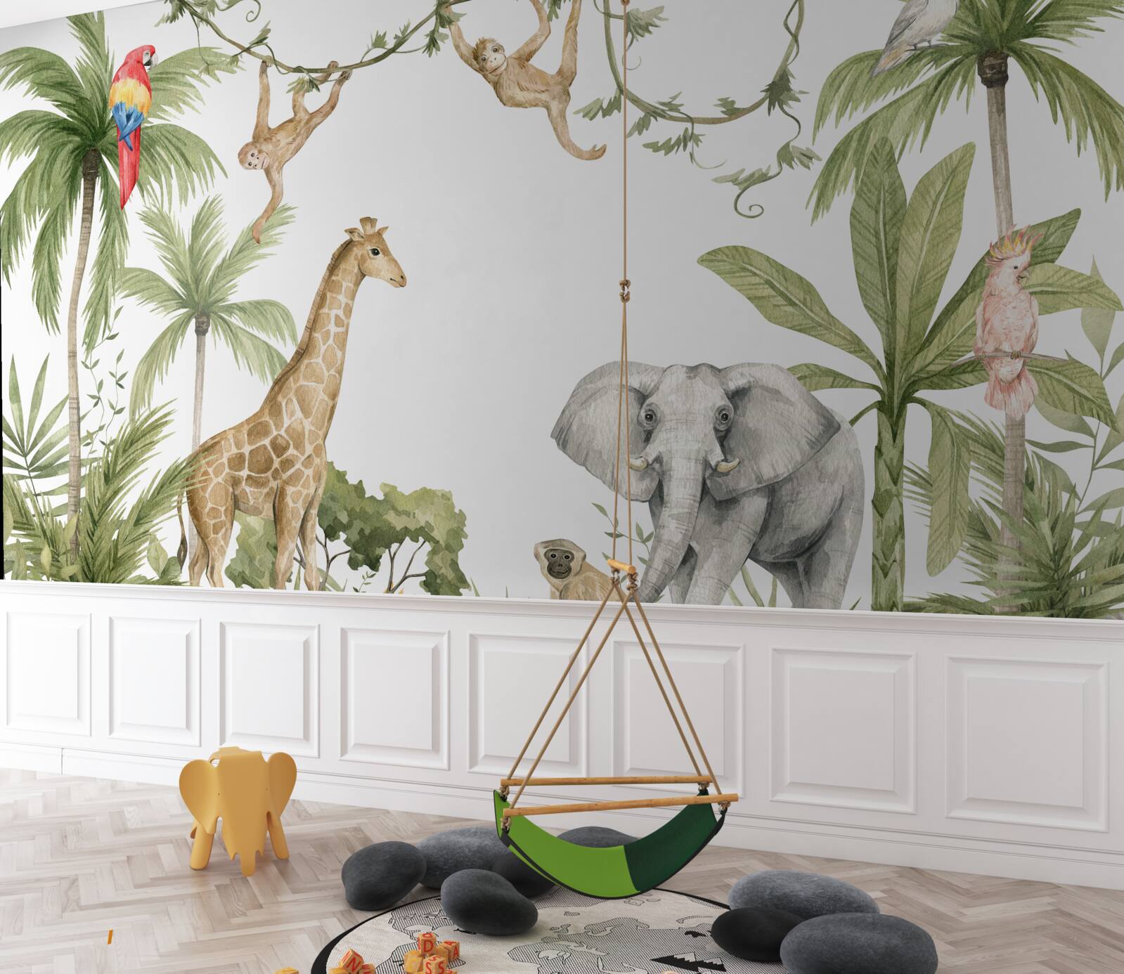 Fototapeta zvieratá v tropickom lese