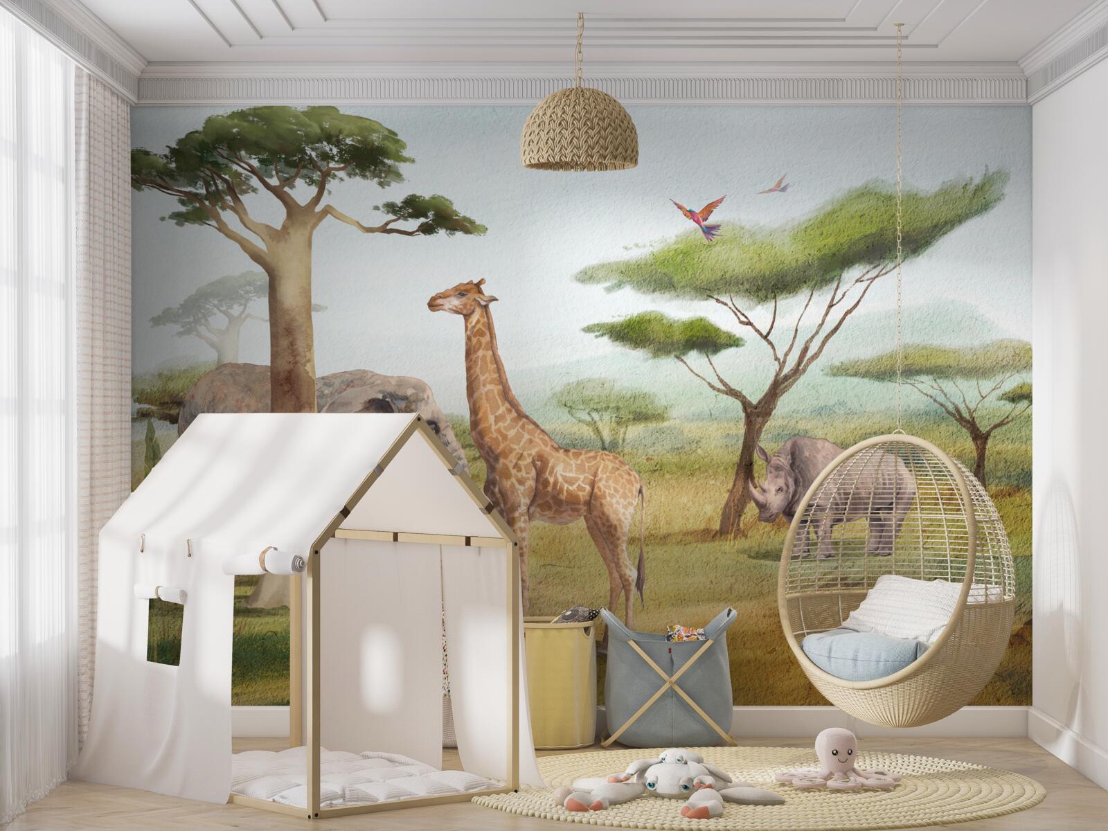 Fototapeta Africké zvieratá na safari