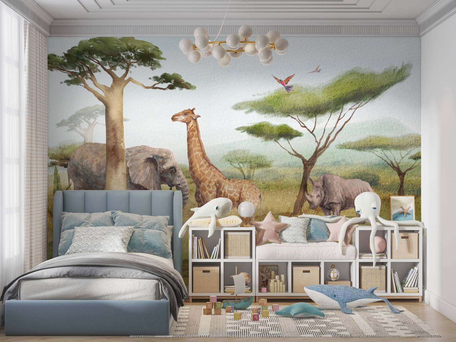 Fototapeta Africké zvieratá na safari