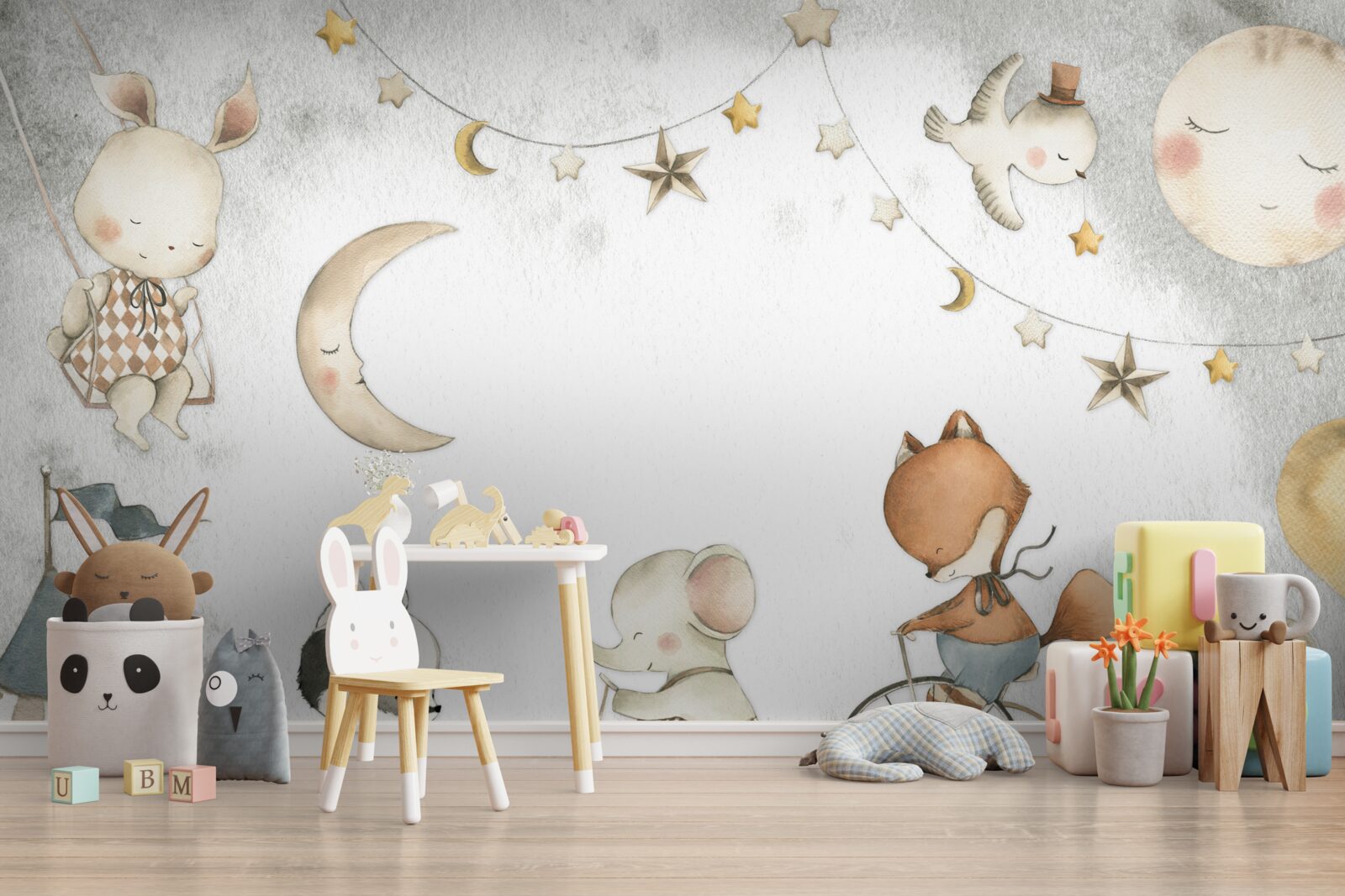 Fototapeta stvorenia sa bavia a trávia čas hraním hier