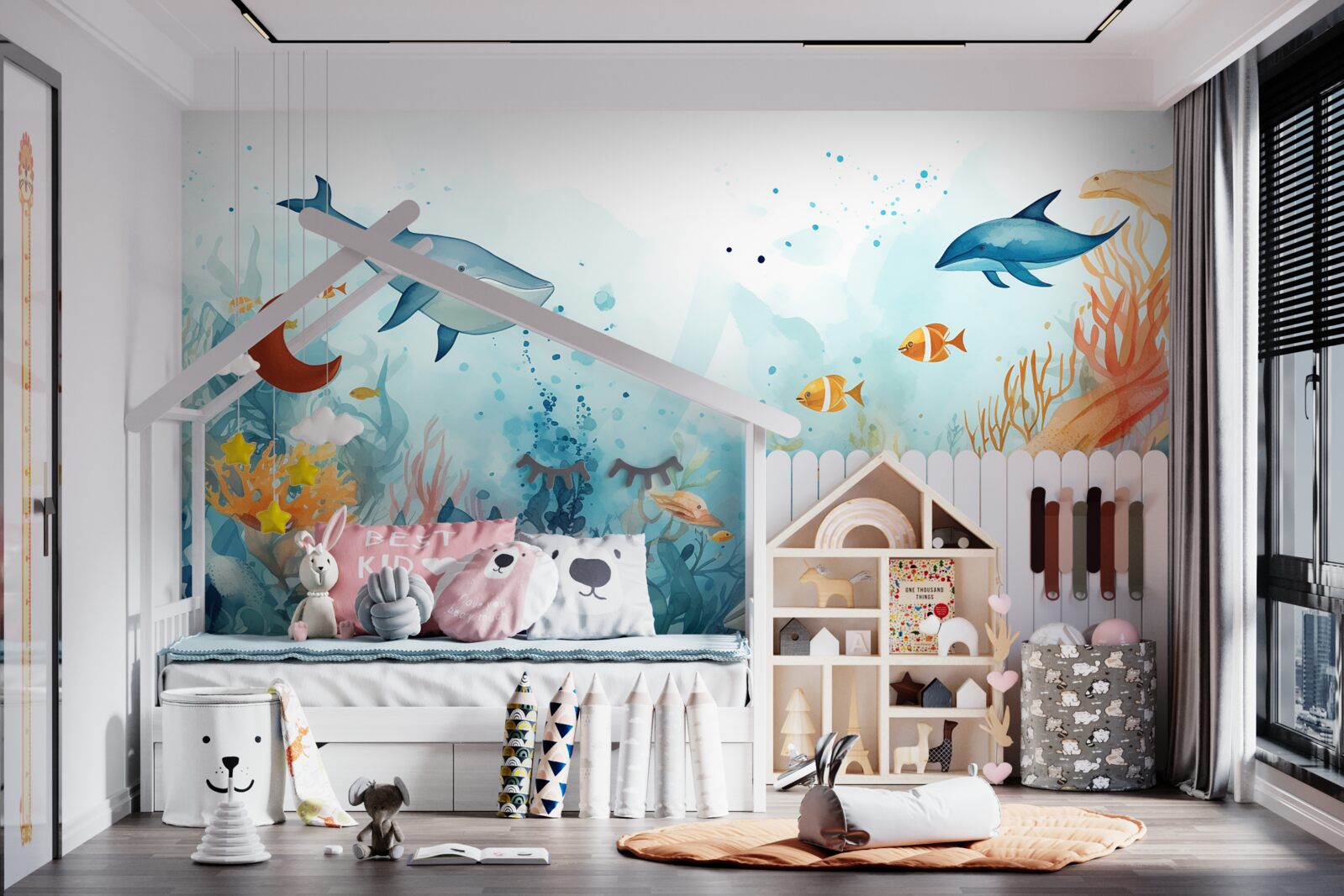 Fototapeta tajomný podmorský vesmír