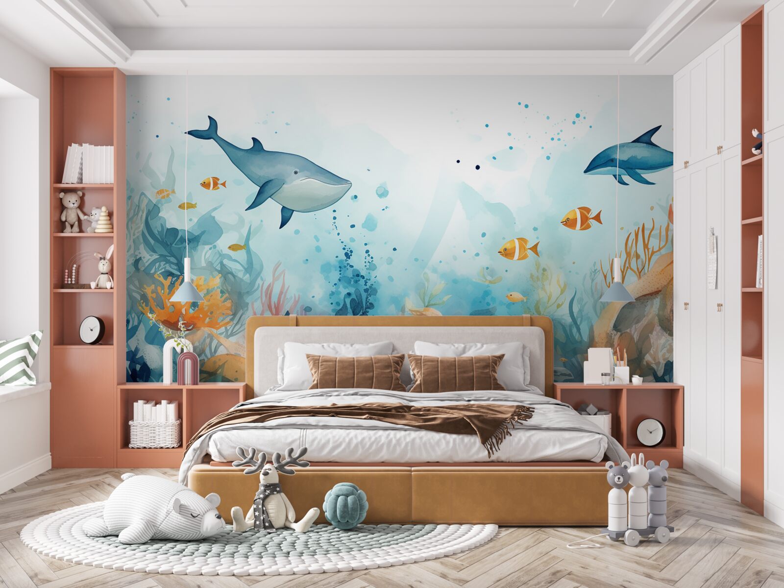 Fototapeta tajomný podmorský vesmír