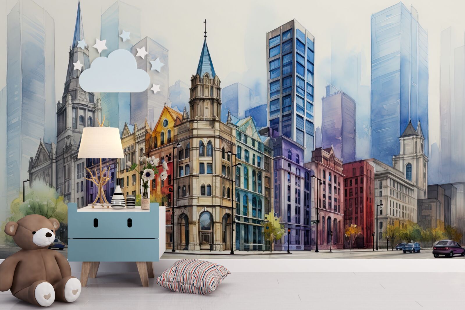 Fototapeta ulica je nakreslená neskutočne krásne