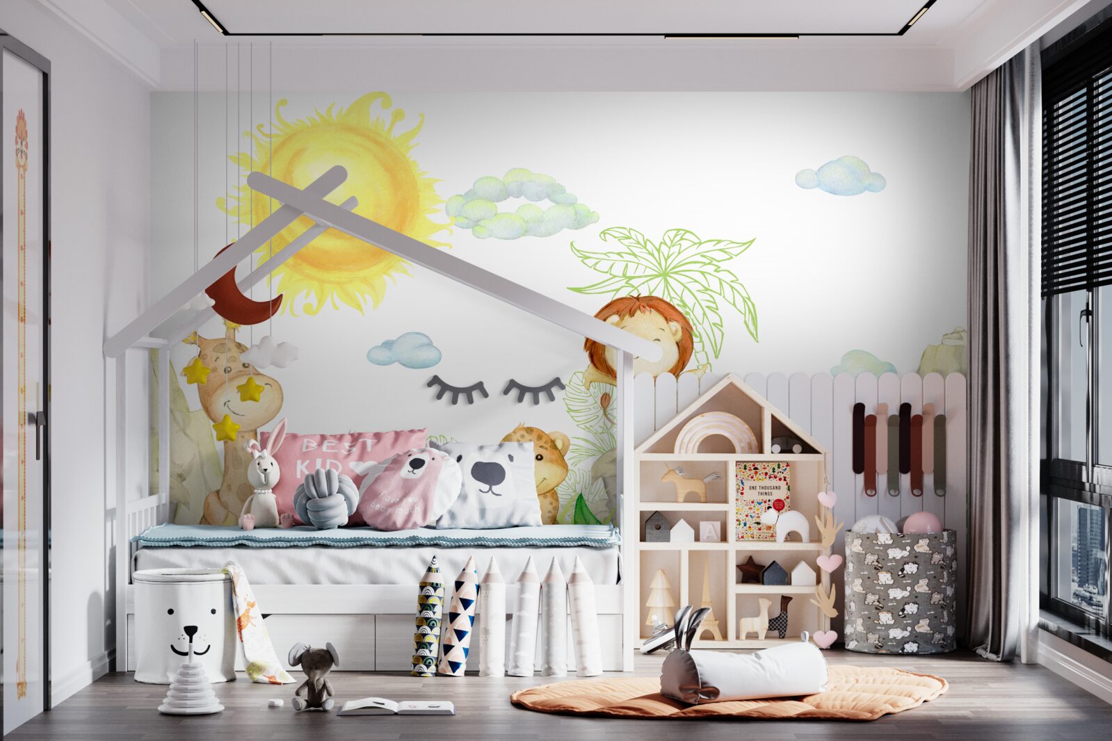 Fototapeta malé zvieratká sa zabávajú