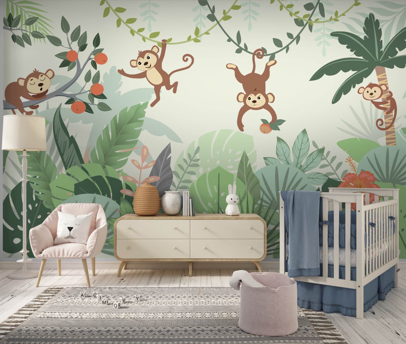 Fototapeta divoké vyčíňanie malých opíc