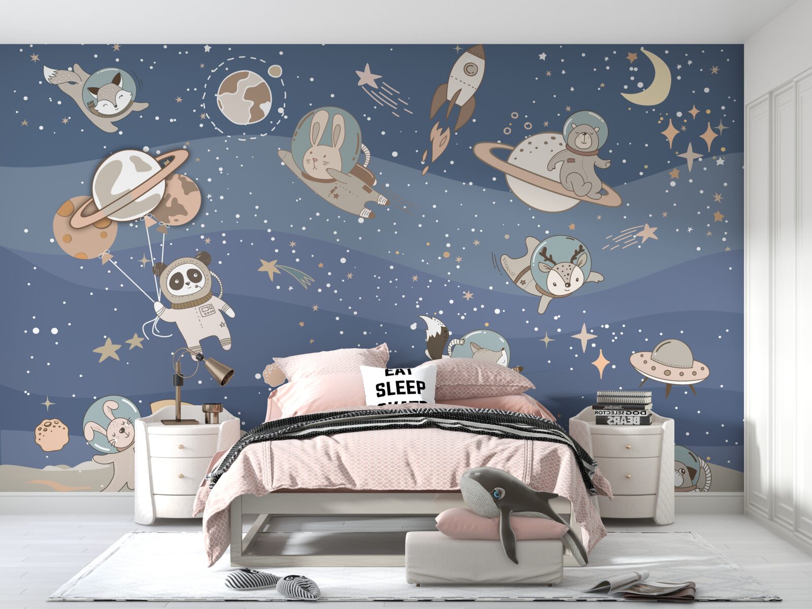 Fototapeta rôzne tvory vo vesmíre