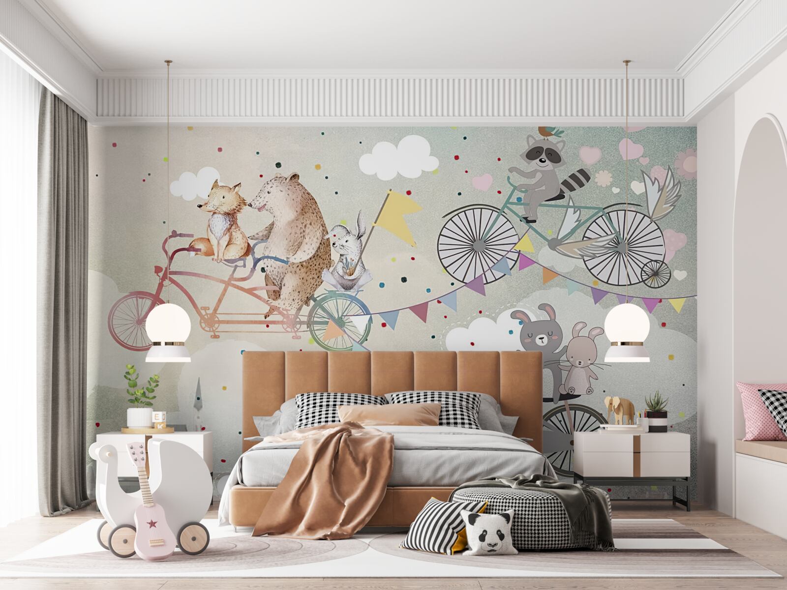 Fototapeta stvorenia na dvojkolesových vozidlách