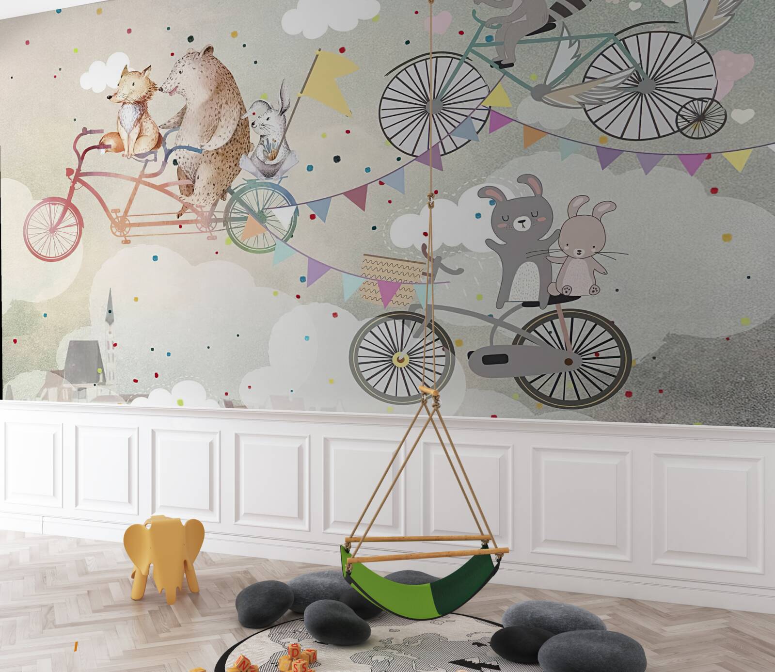 Fototapeta stvorenia na dvojkolesových vozidlách