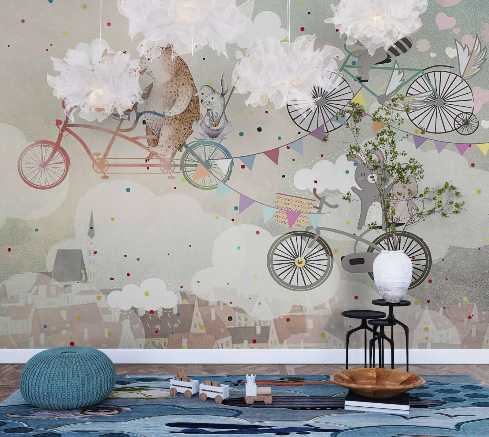 Fototapeta stvorenia na dvojkolesových vozidlách