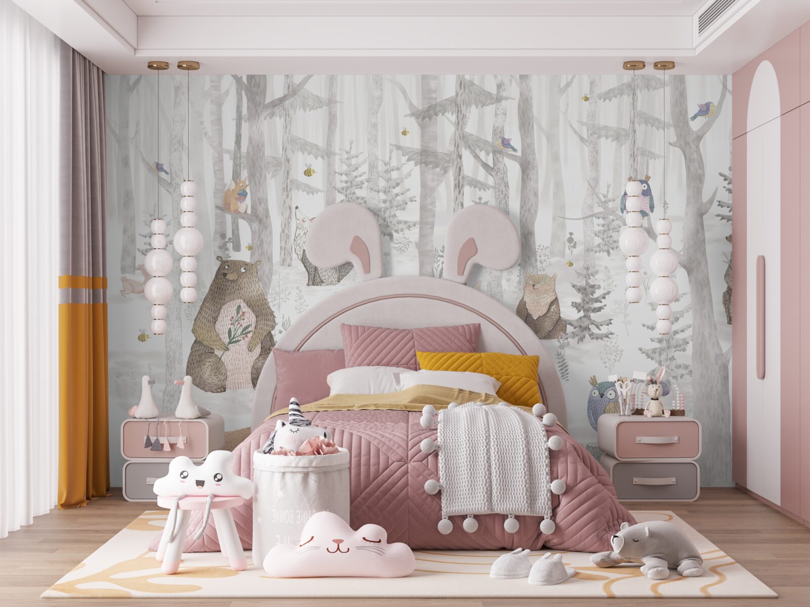 Fototapeta v lese žijú medvede a rôzne iné zvieratá