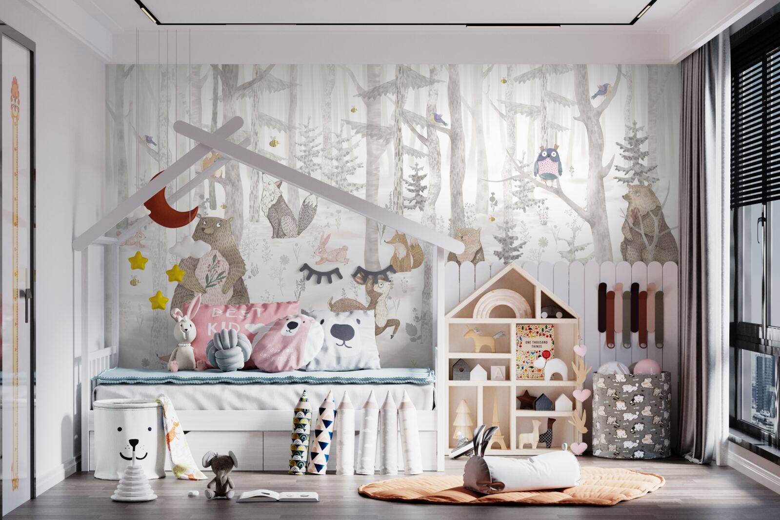 Fototapeta v lese žijú medvede a rôzne iné zvieratá