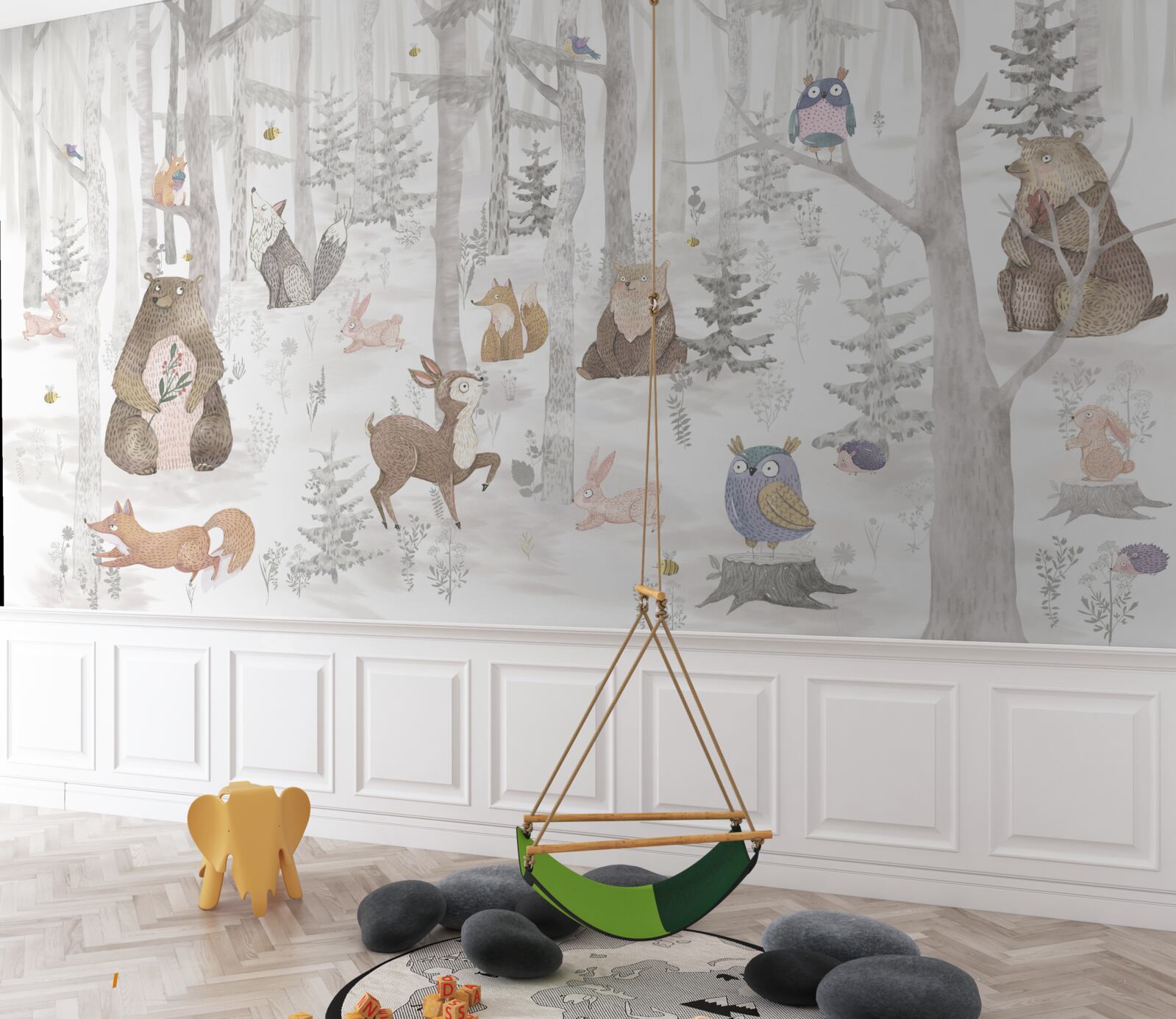 Fototapeta v lese žijú medvede a rôzne iné zvieratá