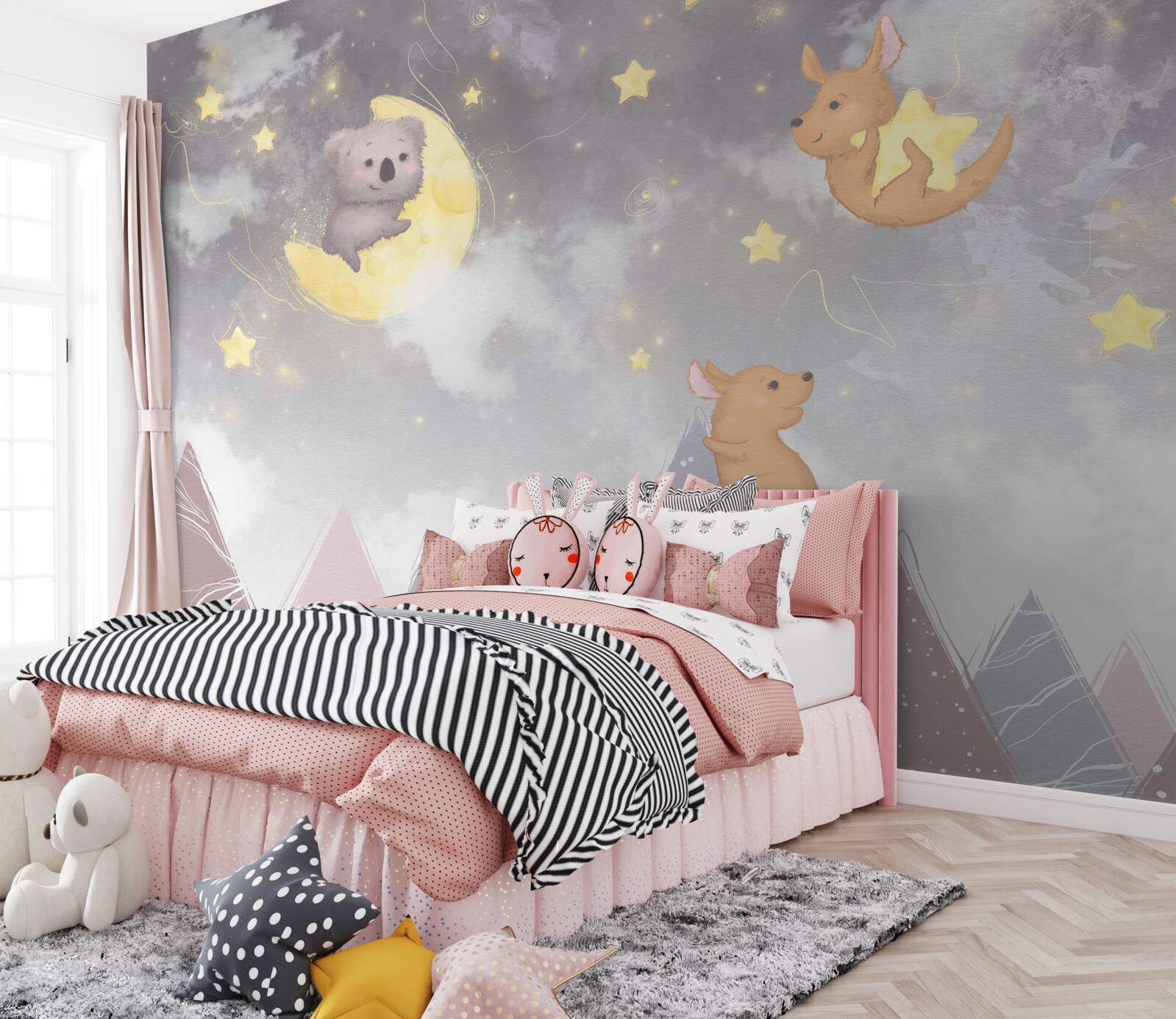 Fototapeta bytosti na astrálnych telách a satelitoch