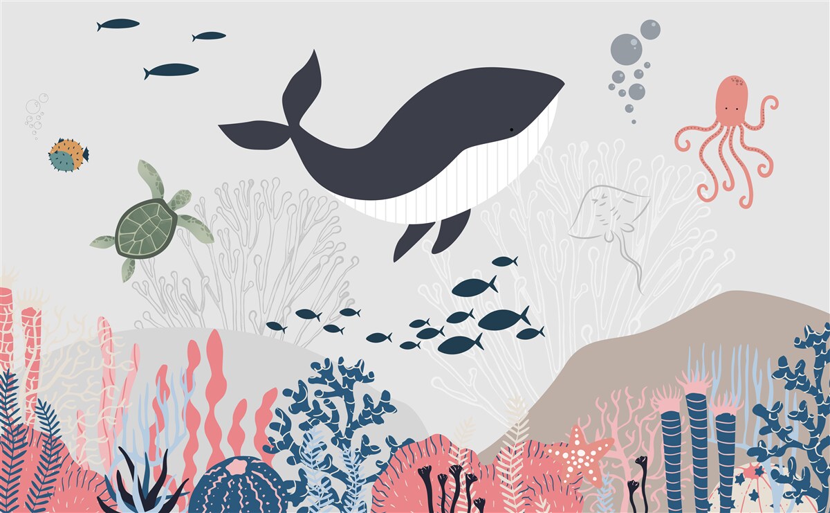 Fototapeta zvieratá žijúce v hlbinách oceánu