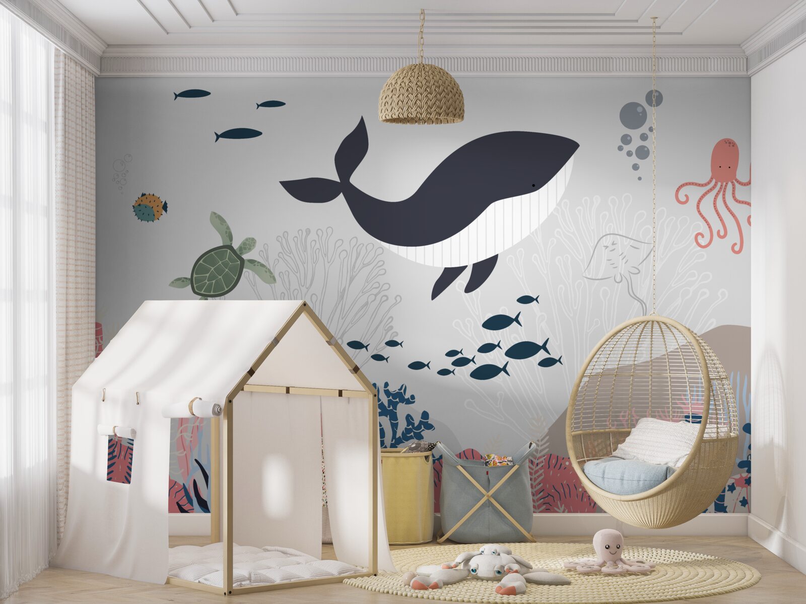 Fototapeta zvieratá žijúce v hlbinách oceánu