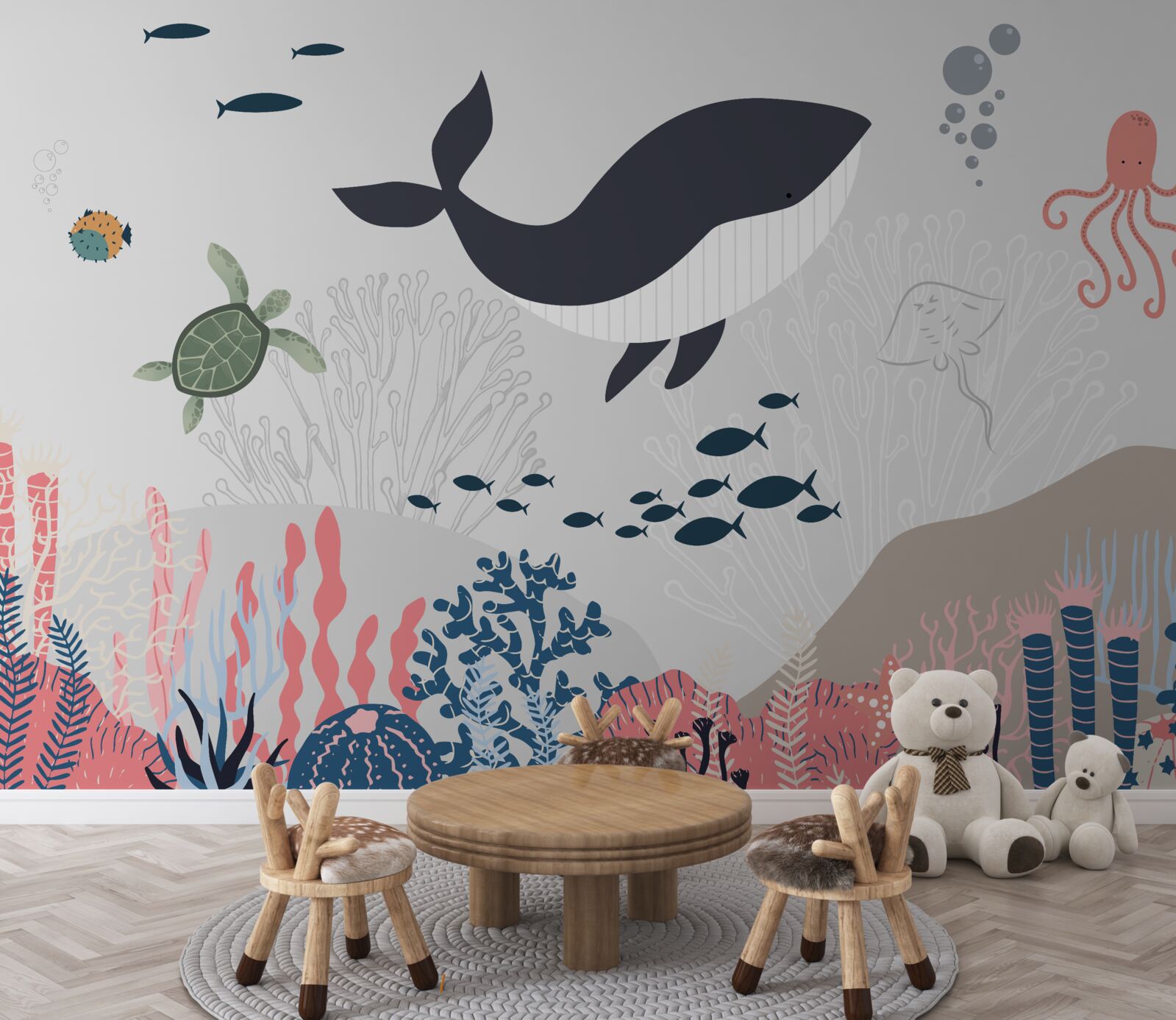 Fototapeta zvieratá žijúce v hlbinách oceánu