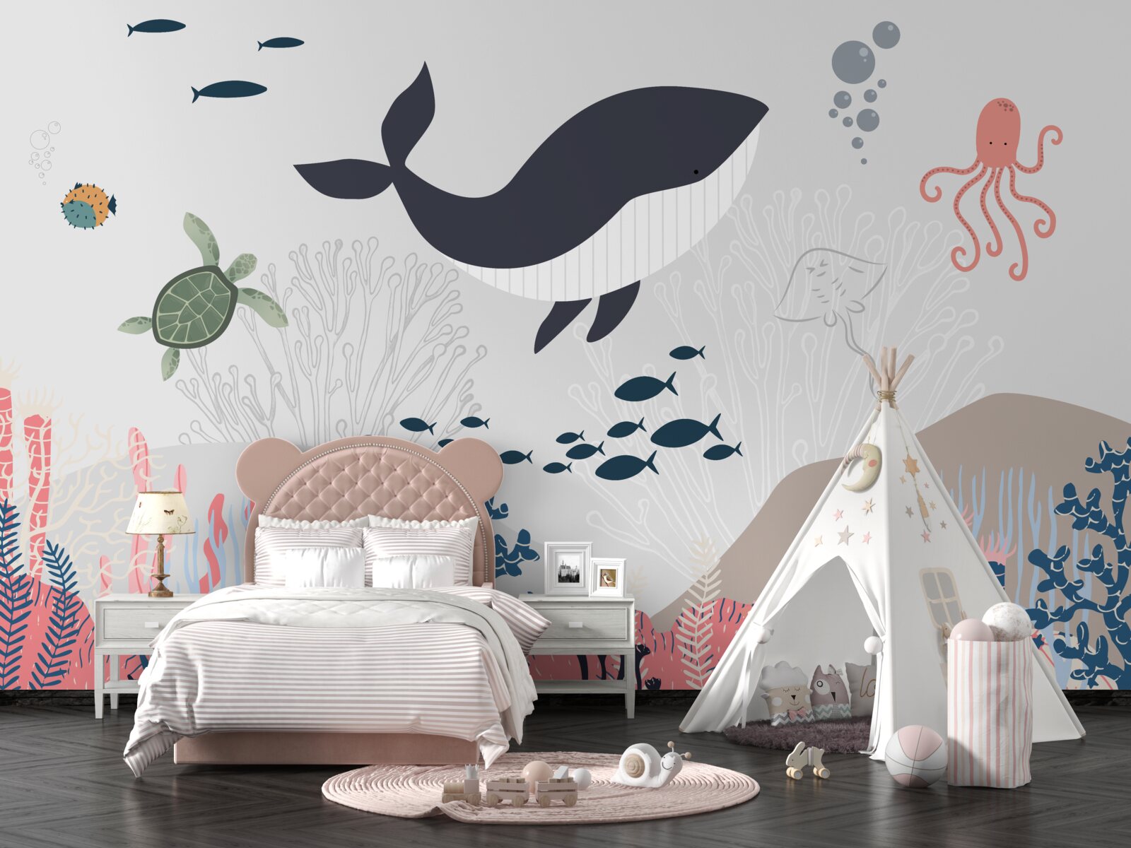 Fototapeta zvieratá žijúce v hlbinách oceánu