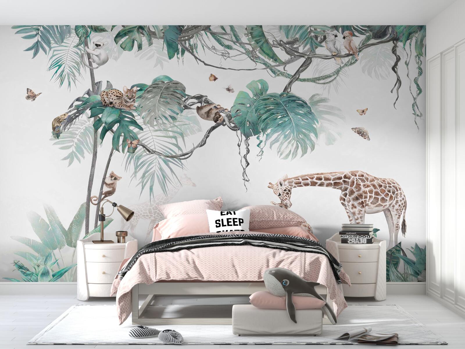 Fototapeta zvieratá trávia svoj voľný čas v lese