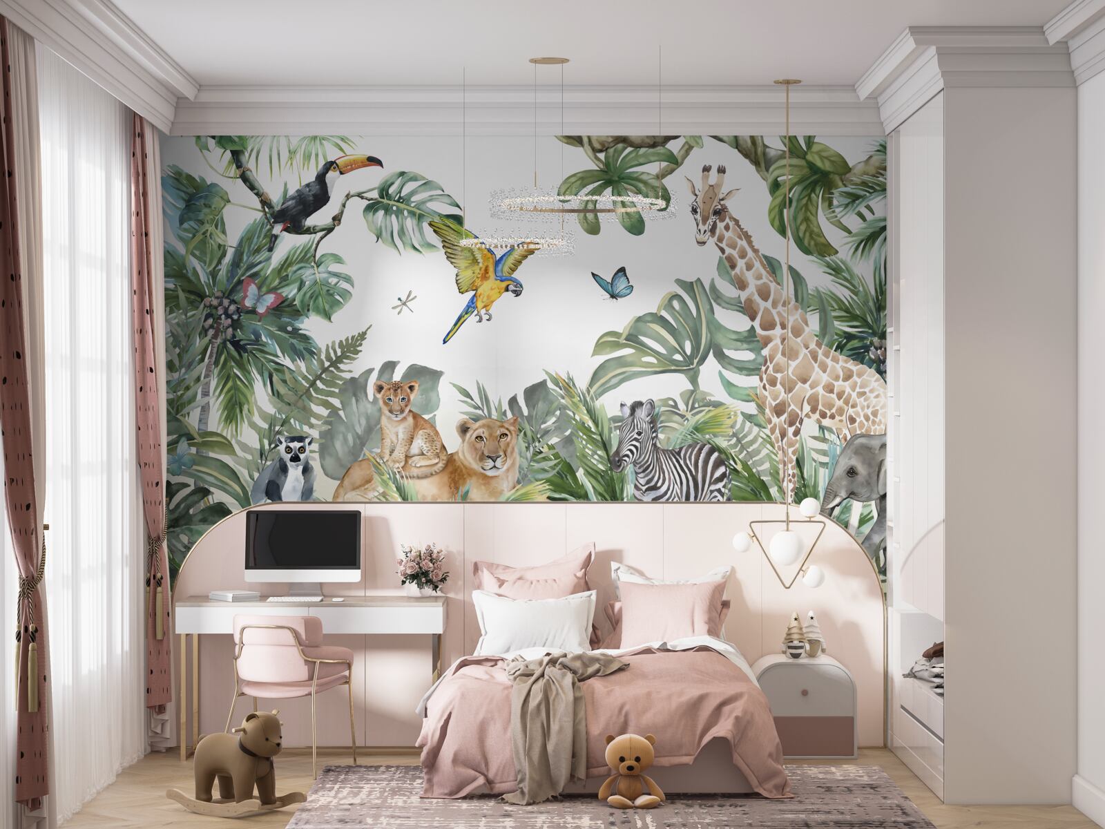 Fototapeta Po trópoch sa túlajú rôzne zvieratá