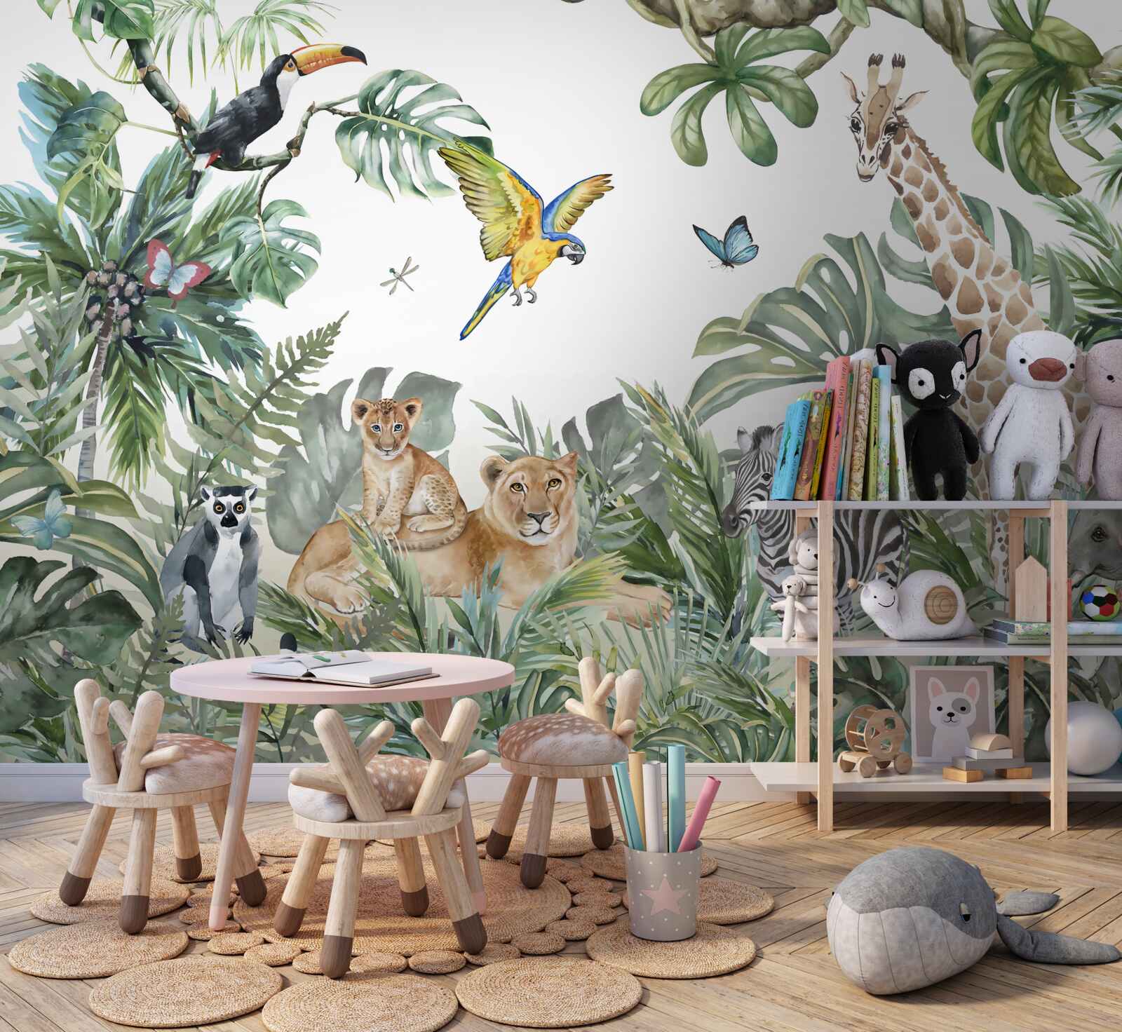 Fototapeta Po trópoch sa túlajú rôzne zvieratá