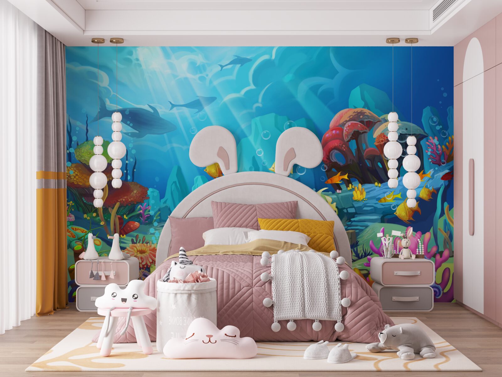 Fototapeta podmorský vesmír plný farieb