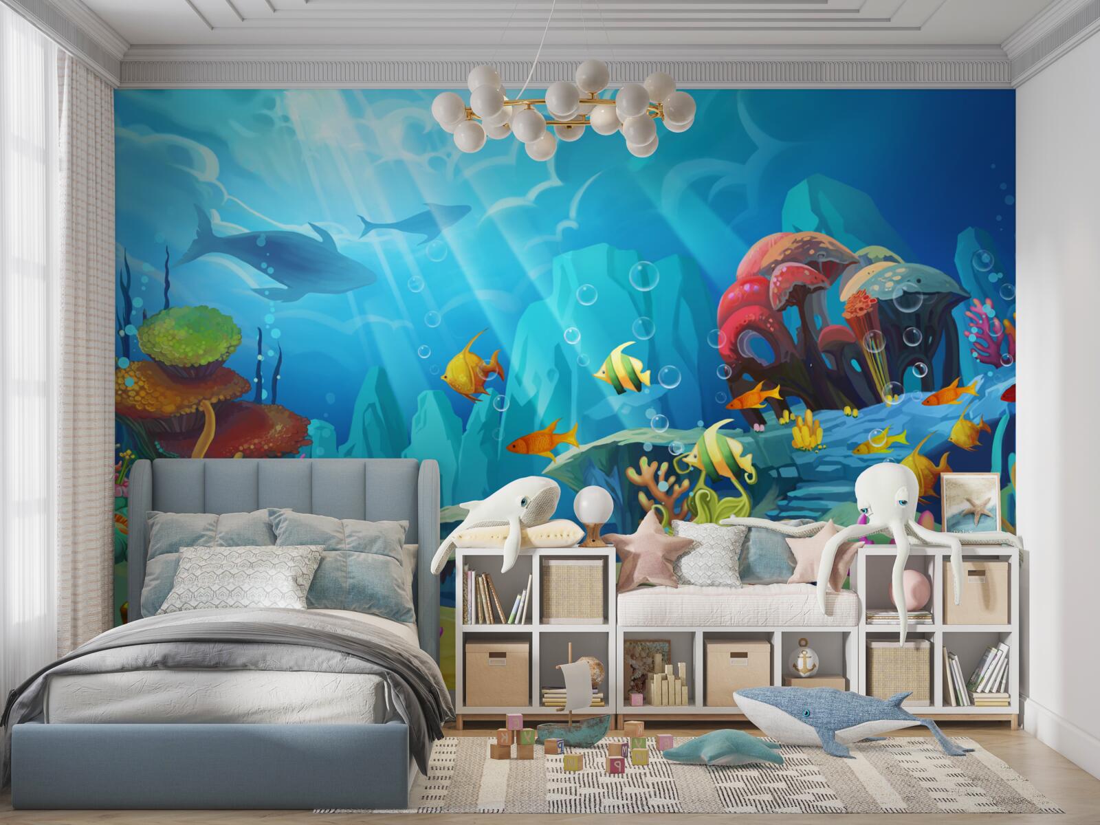 Fototapeta podmorský vesmír plný farieb