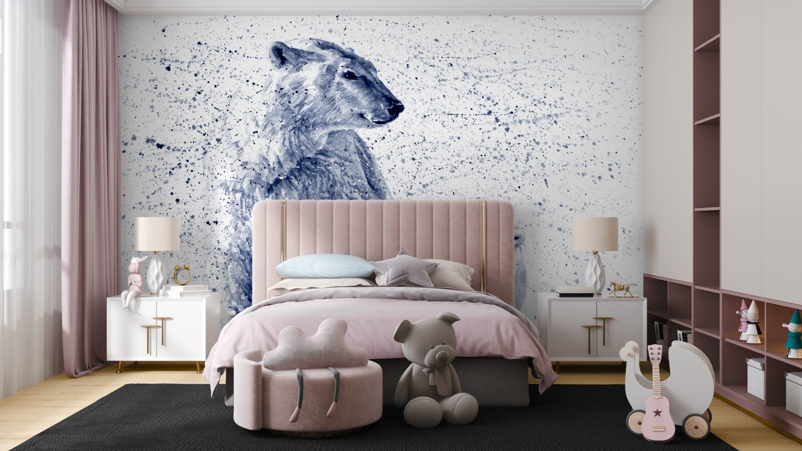 Fototapeta ľadové medvede: matka a dieťa