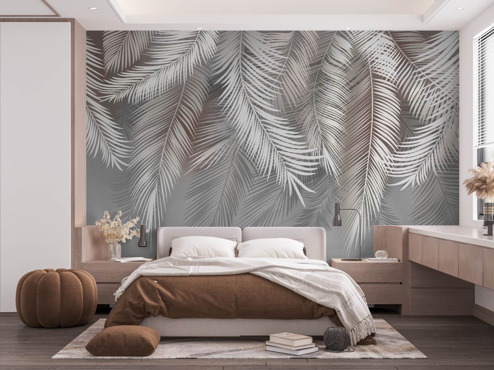 Fototapeta tyč v pozadí je šedá