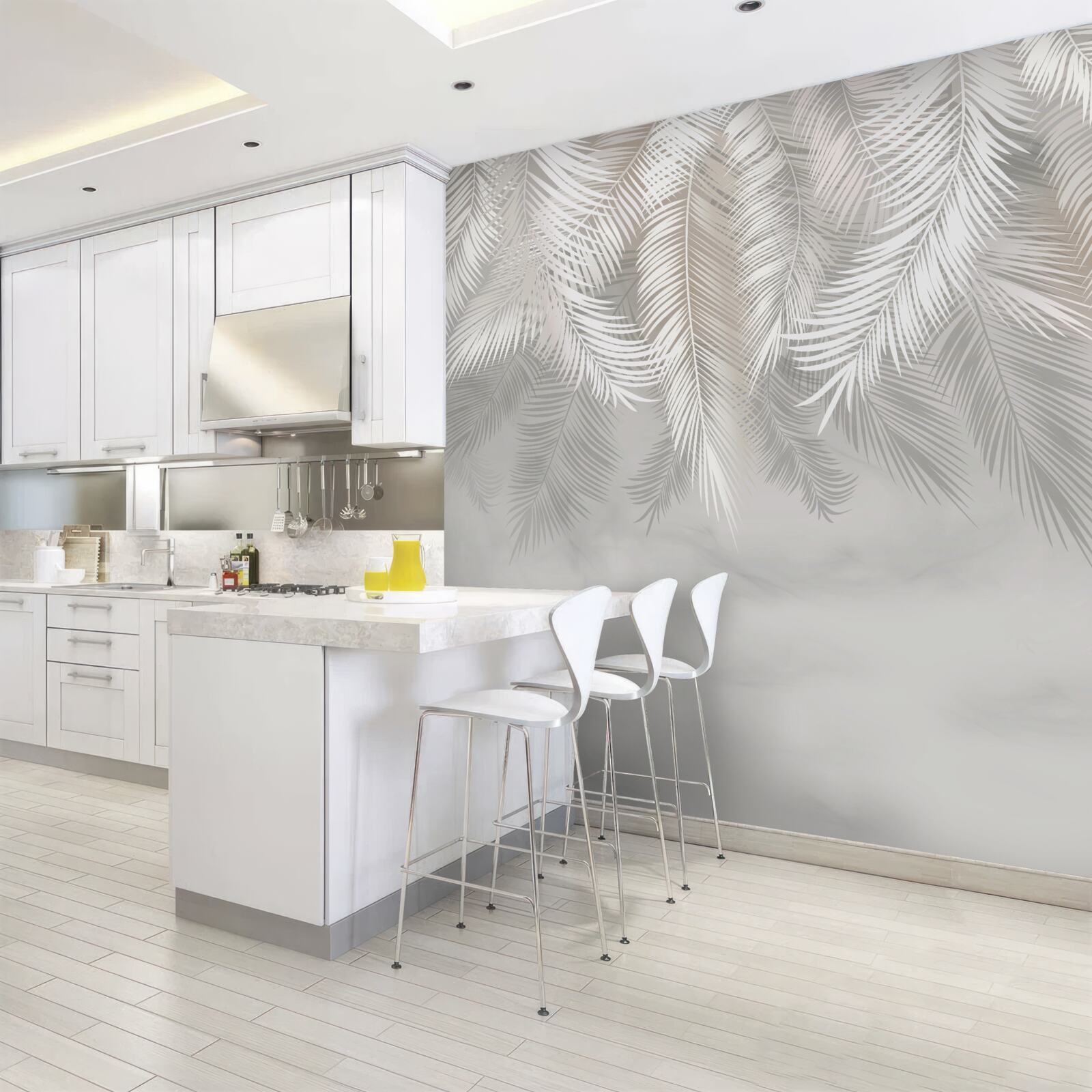 Fototapeta palmové listy v tme