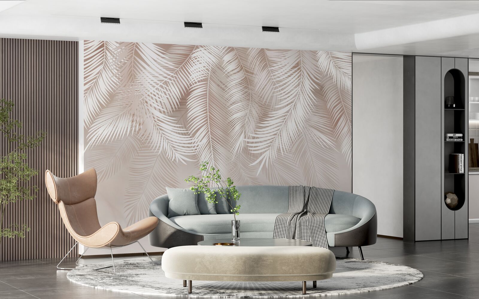 Fototapeta perie v ružovo-svetlých odtieňoch