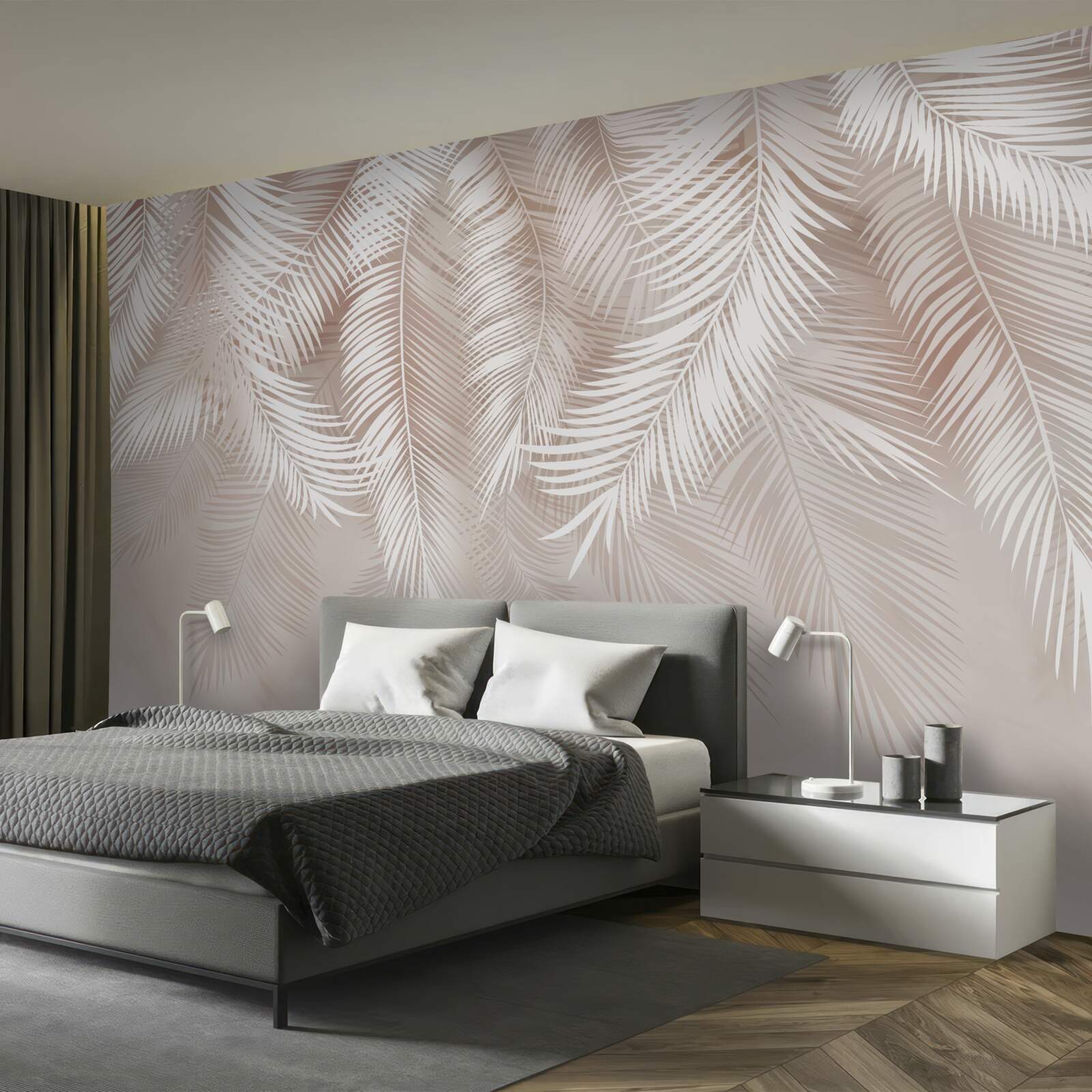 Fototapeta perie v ružovo-svetlých odtieňoch