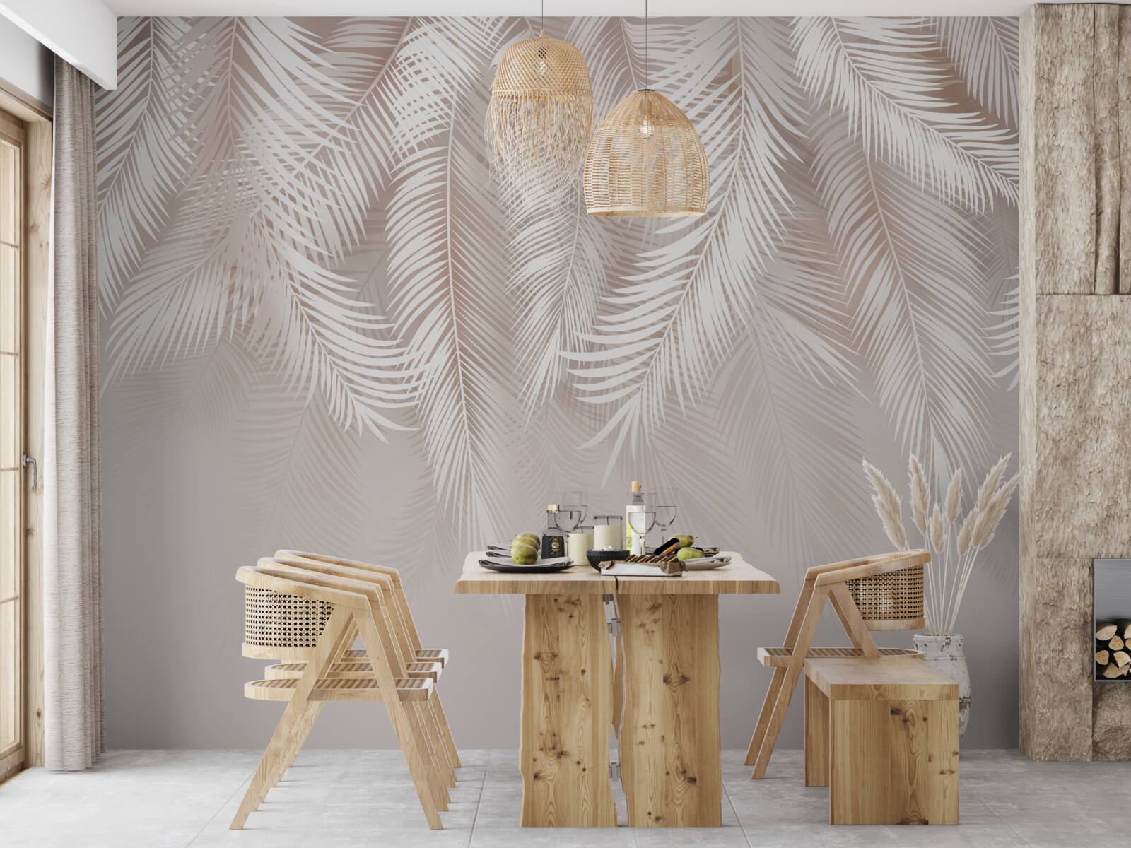 Fototapeta jemné ružové perie