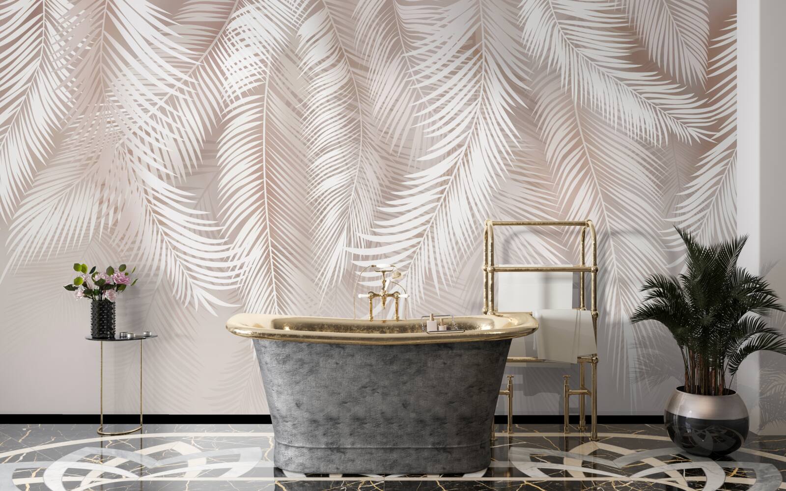 Fototapeta jemné ružové perie