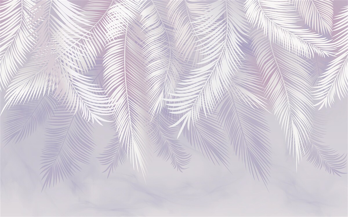 Fototapeta tropické listy, ktoré padajú