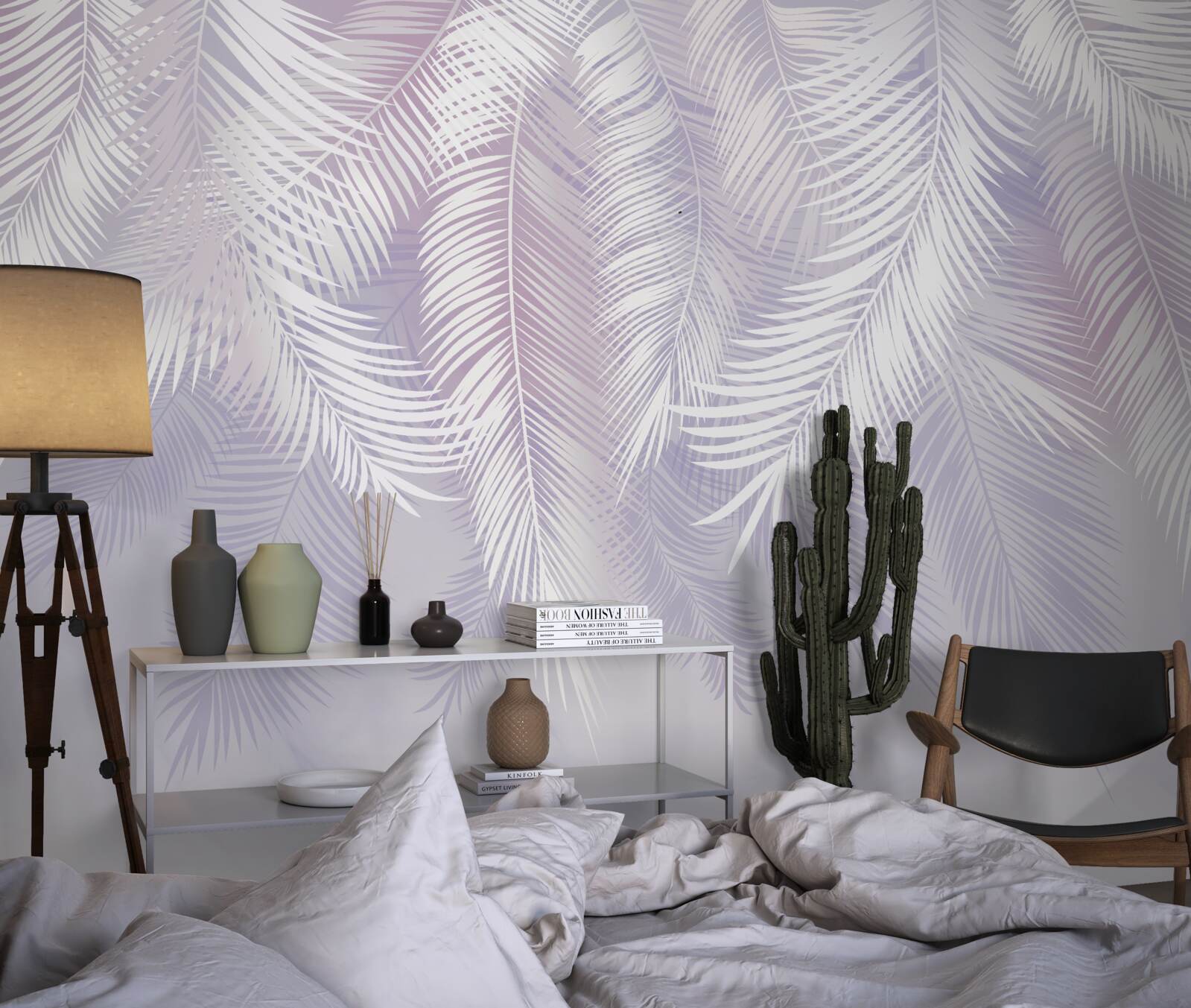 Fototapeta tropické listy, ktoré padajú