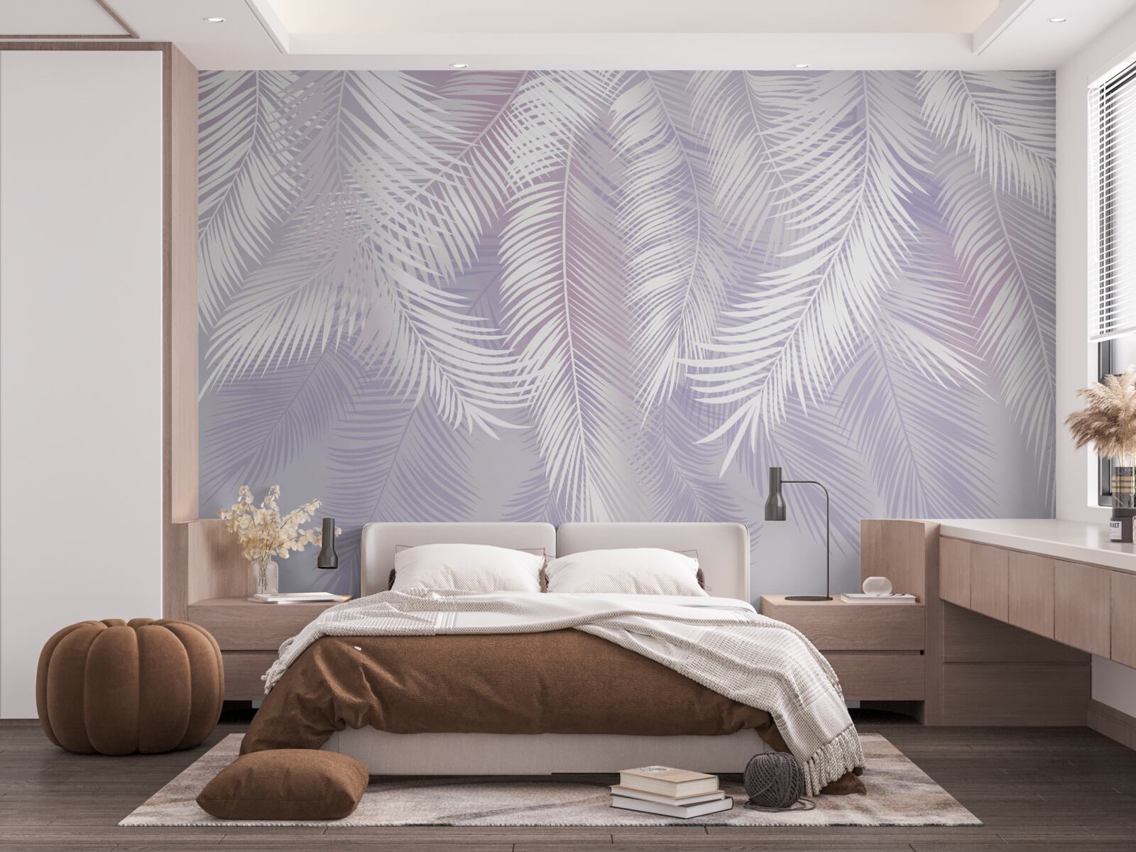 Fototapeta tropické listy, ktoré padajú