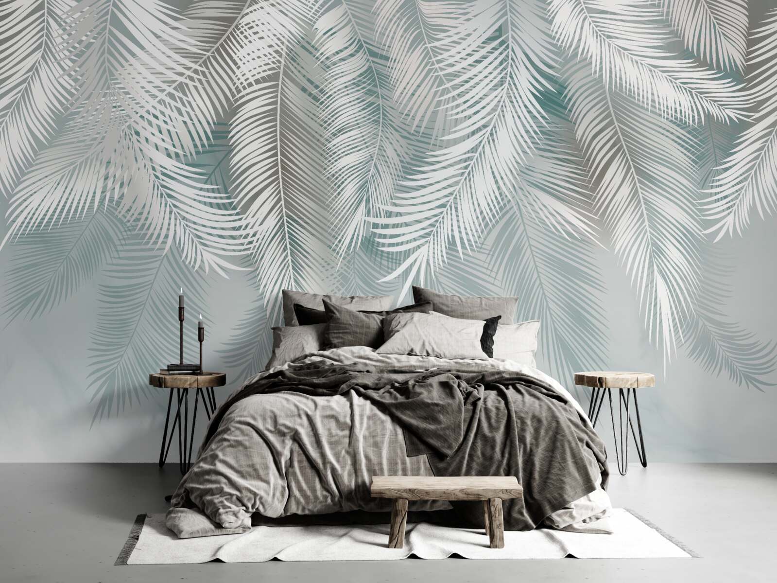 Fototapeta palmové listy pripomínajú perie