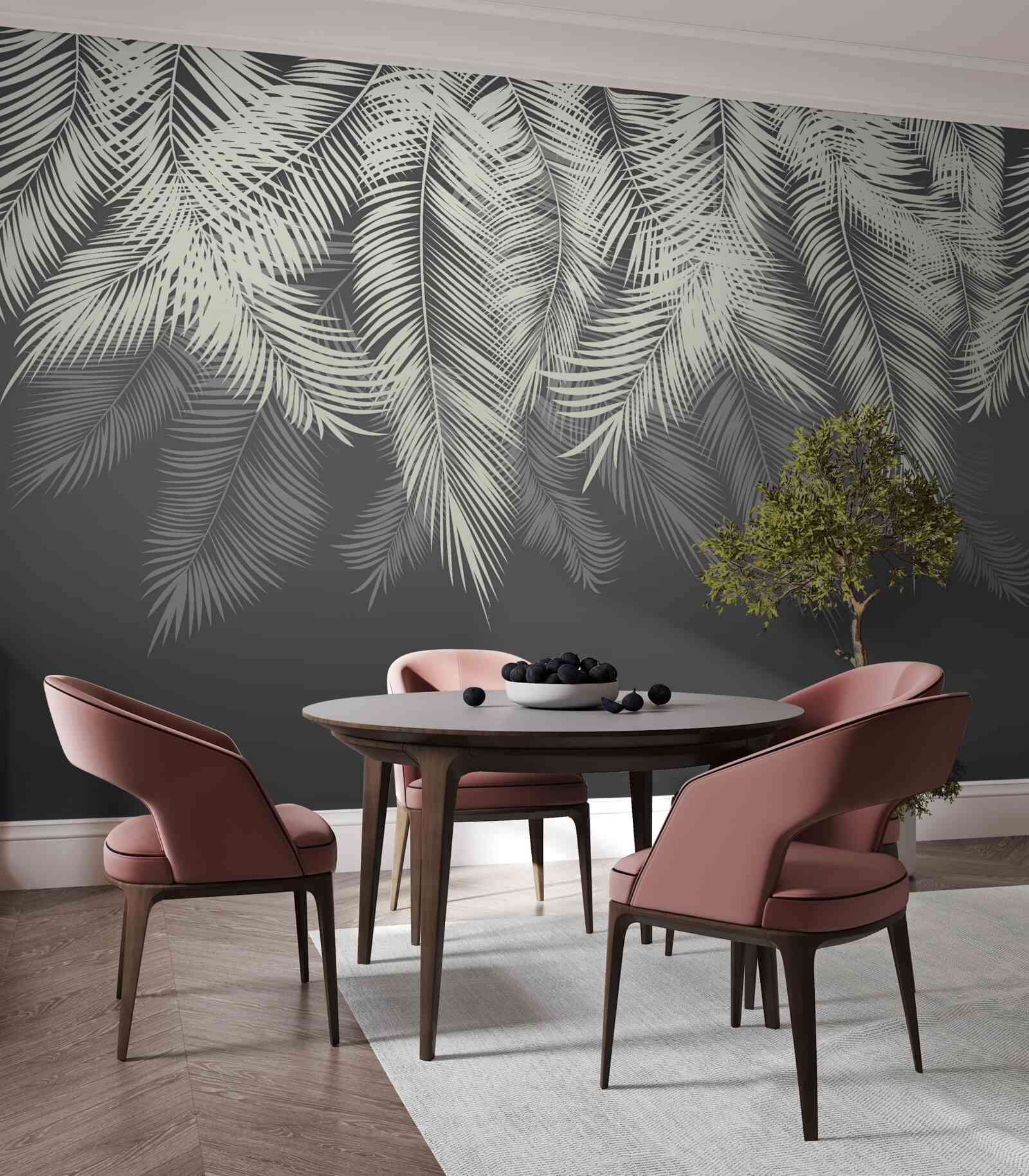 Fototapeta papraď odchádza v tme noci