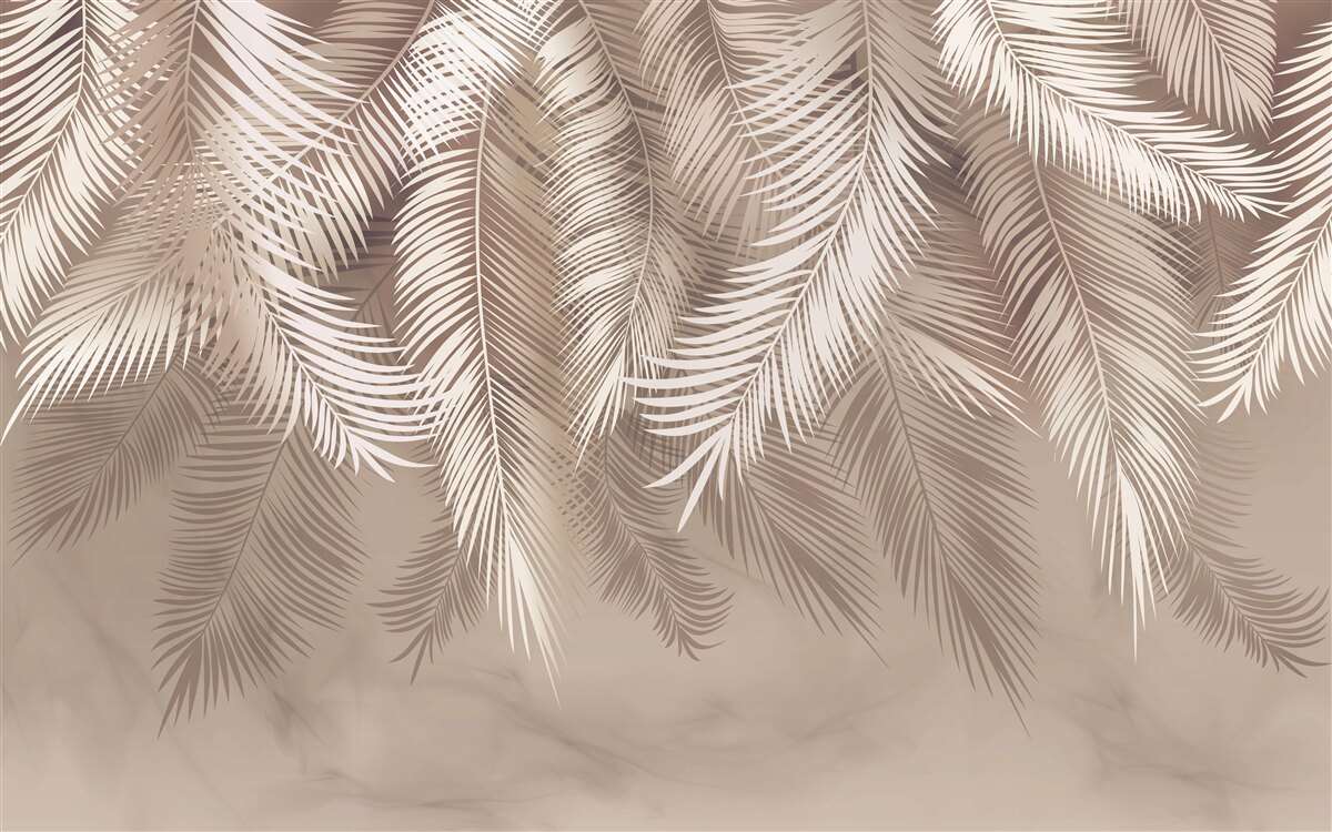 Fototapeta veľké palmové listy