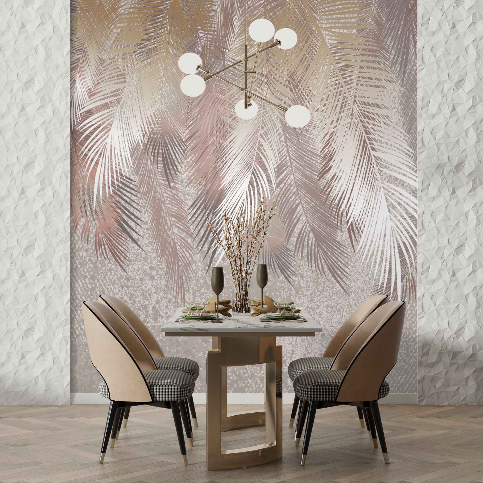 Fototapeta svieže chocholy sa usilujú o vlhkosť