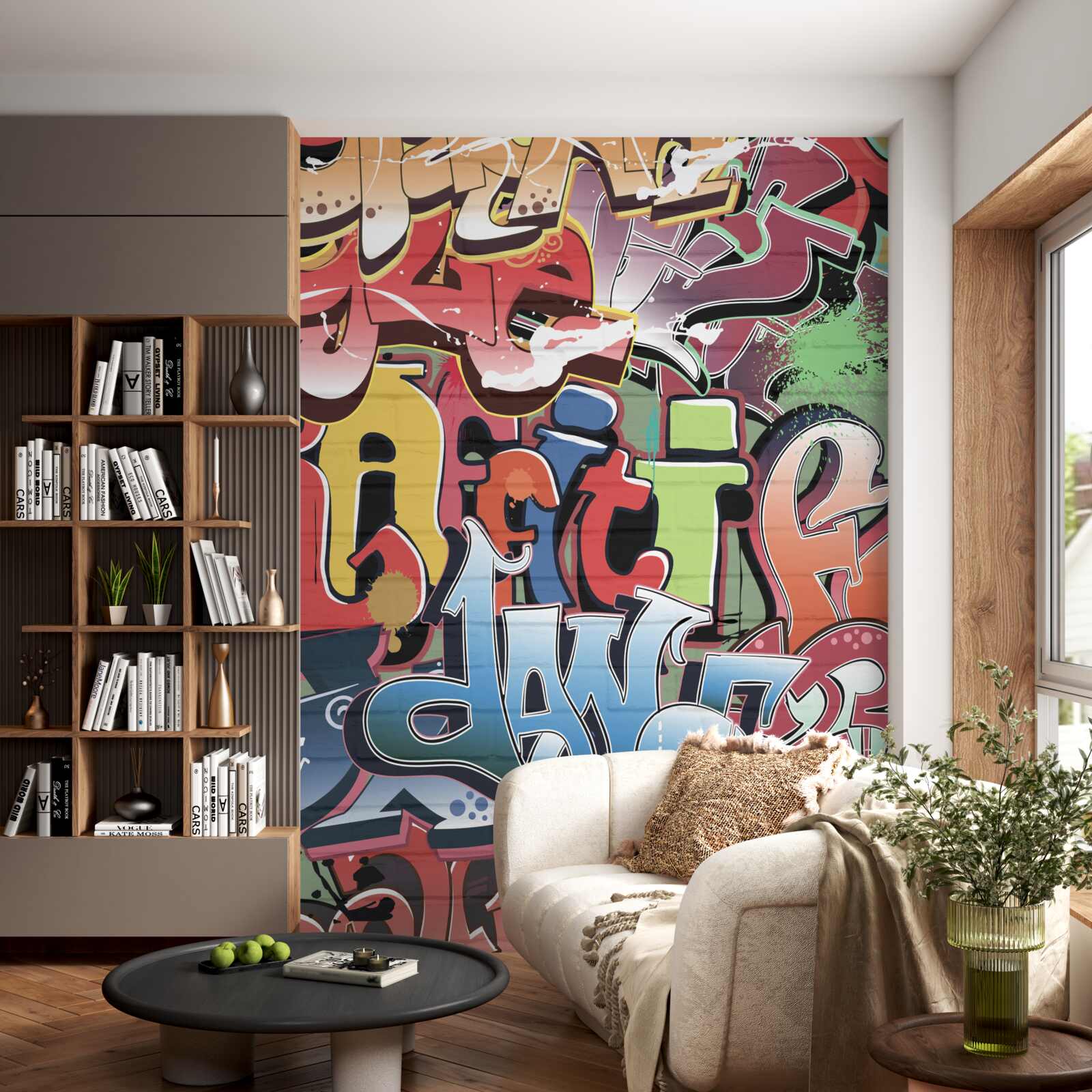 Fototapeta výbušný street art text