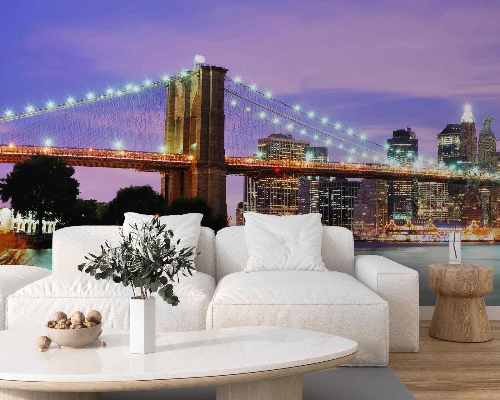 Fototapeta pohľad na nočný manhattan