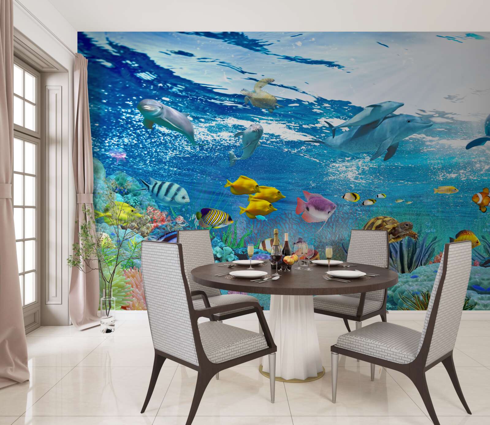 Fototapeta Svet pod vodou v hĺbke