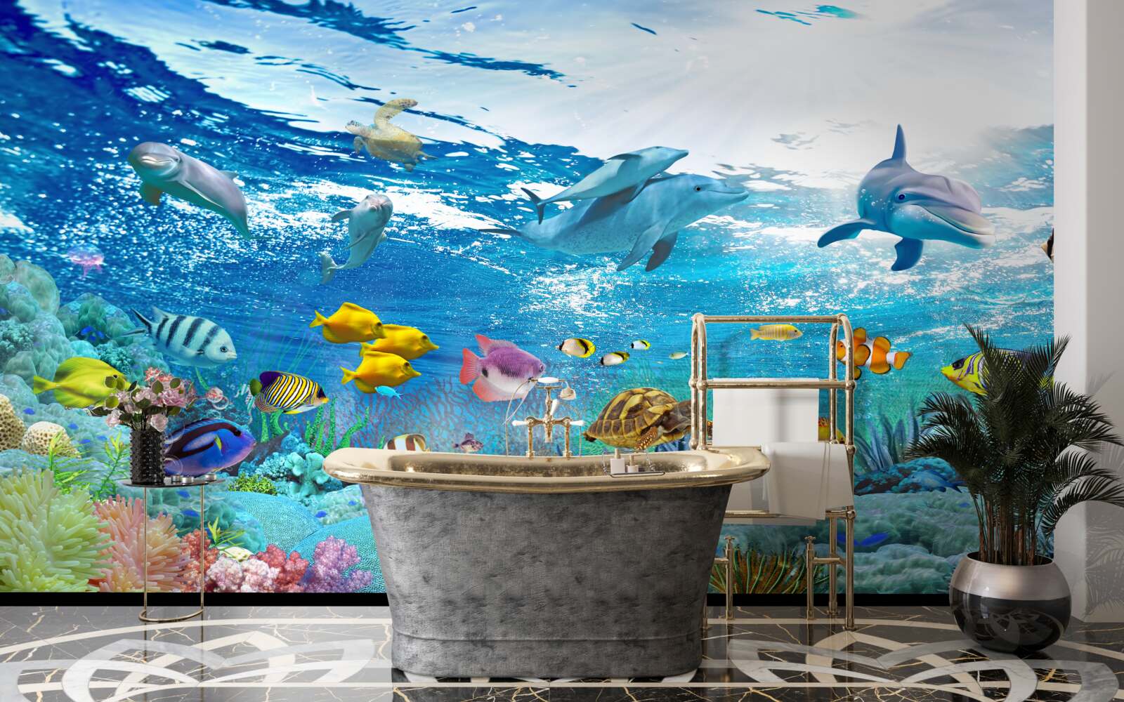 Fototapeta Svet pod vodou v hĺbke