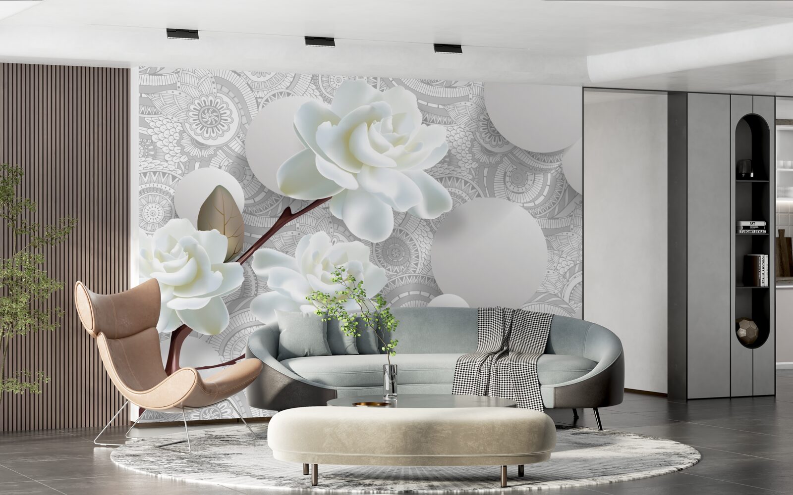 Fototapeta krása bielych pukov sa odráža vo vode