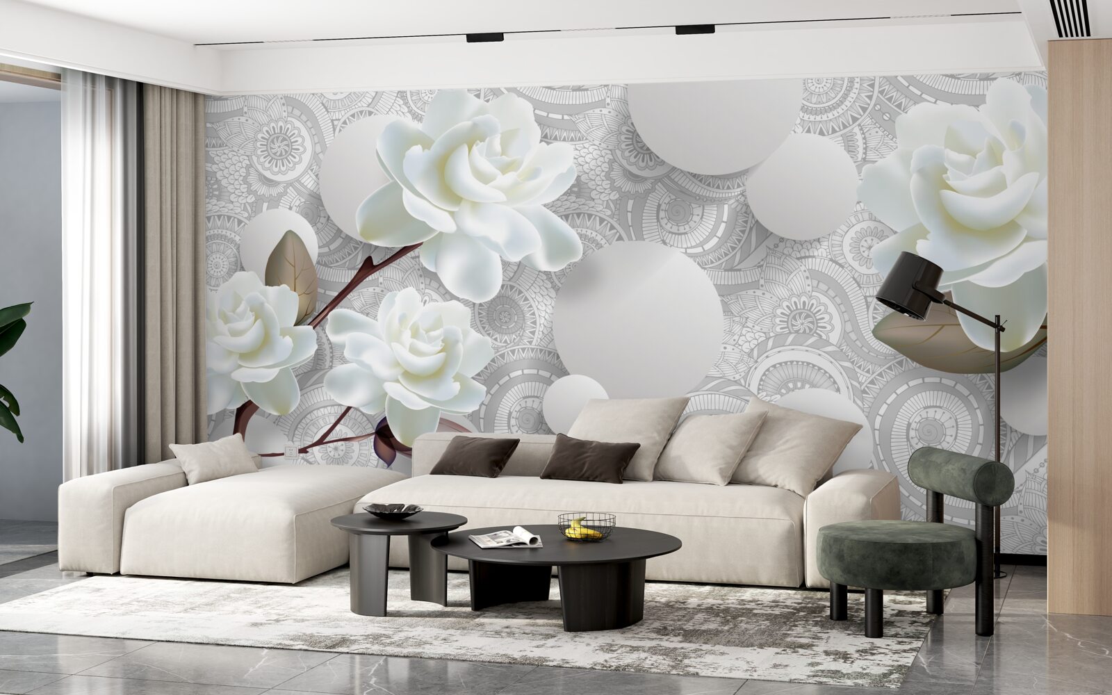 Fototapeta krása bielych pukov sa odráža vo vode