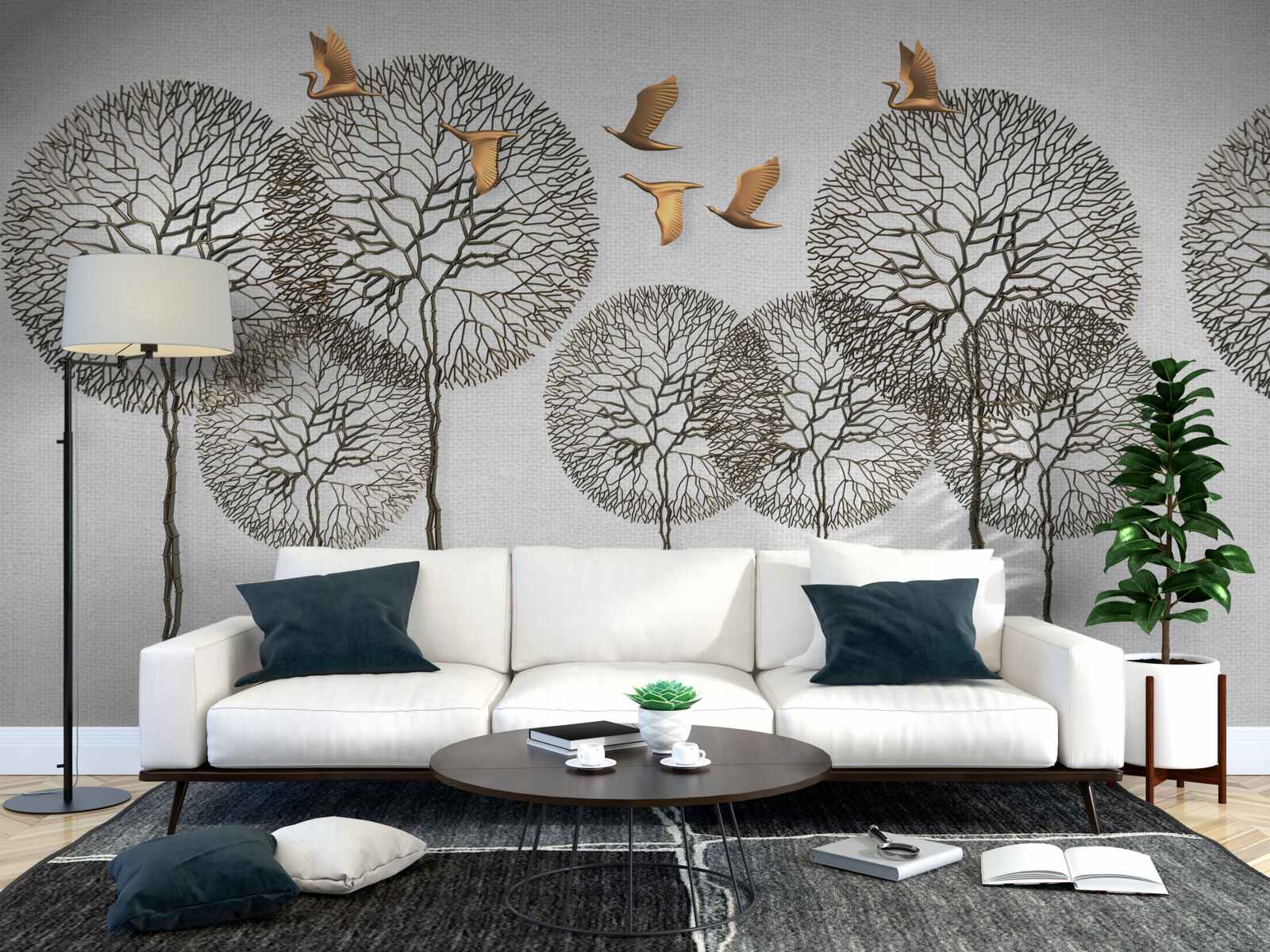 Fototapeta motýle a púpavy