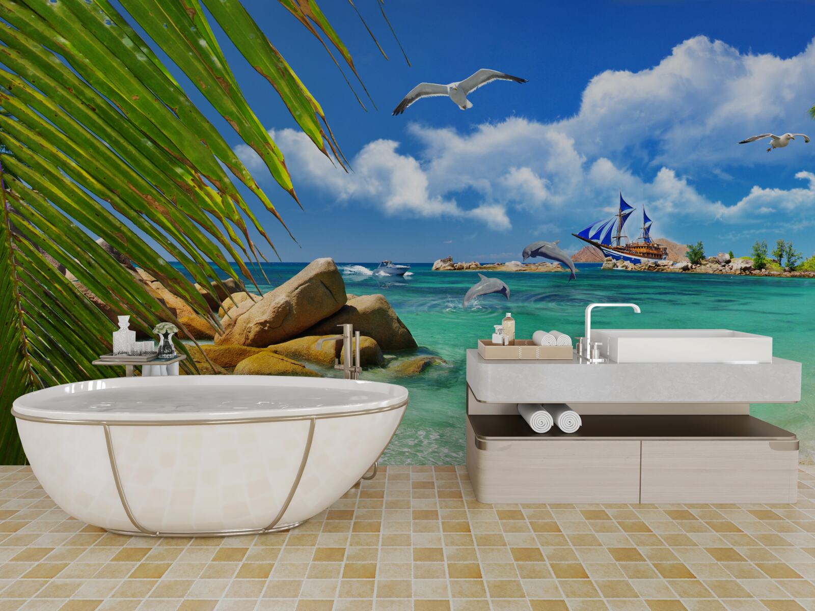 Fototapeta oceánske a tropické oblasti