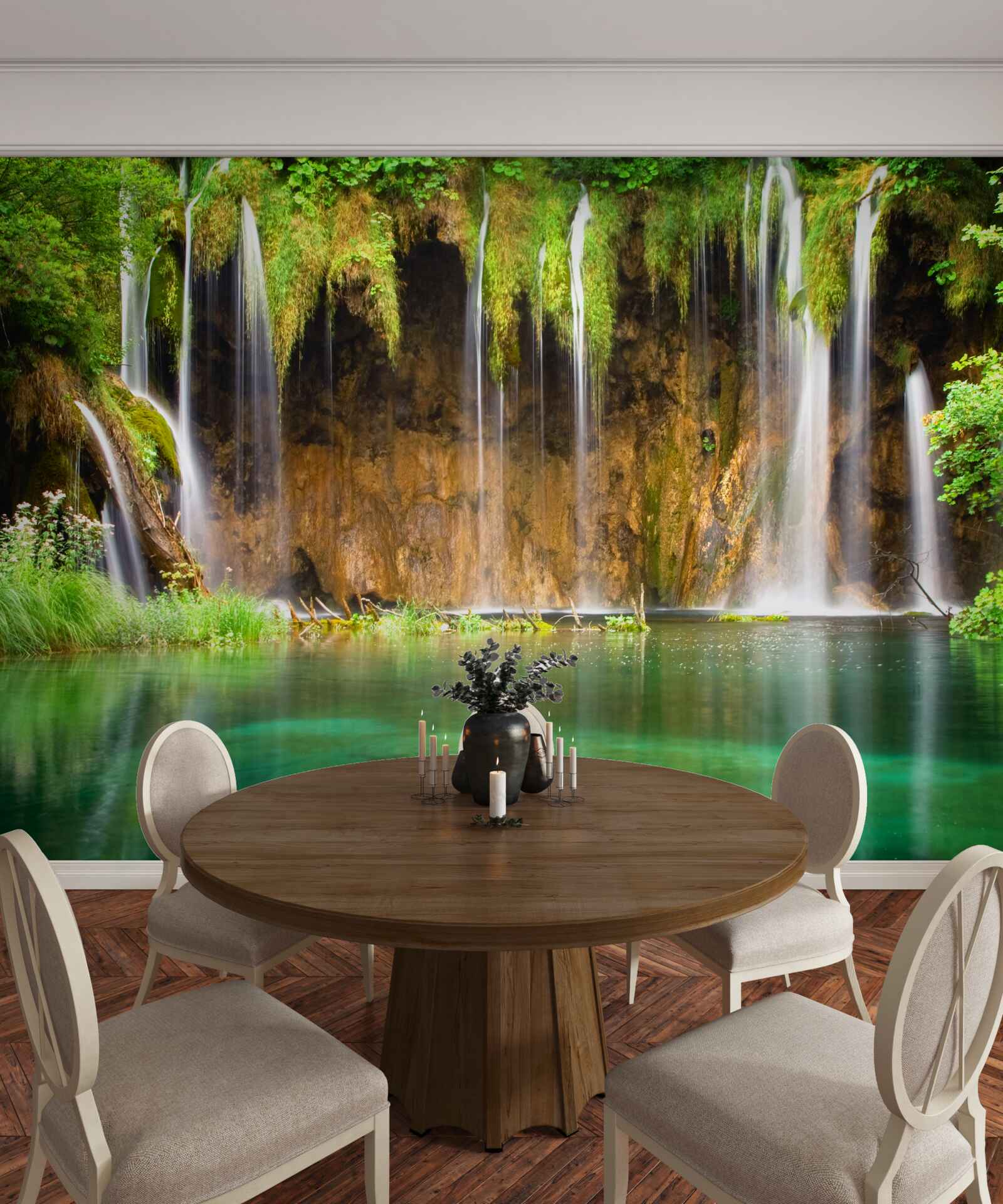 Fototapeta krásny vodopád v horách