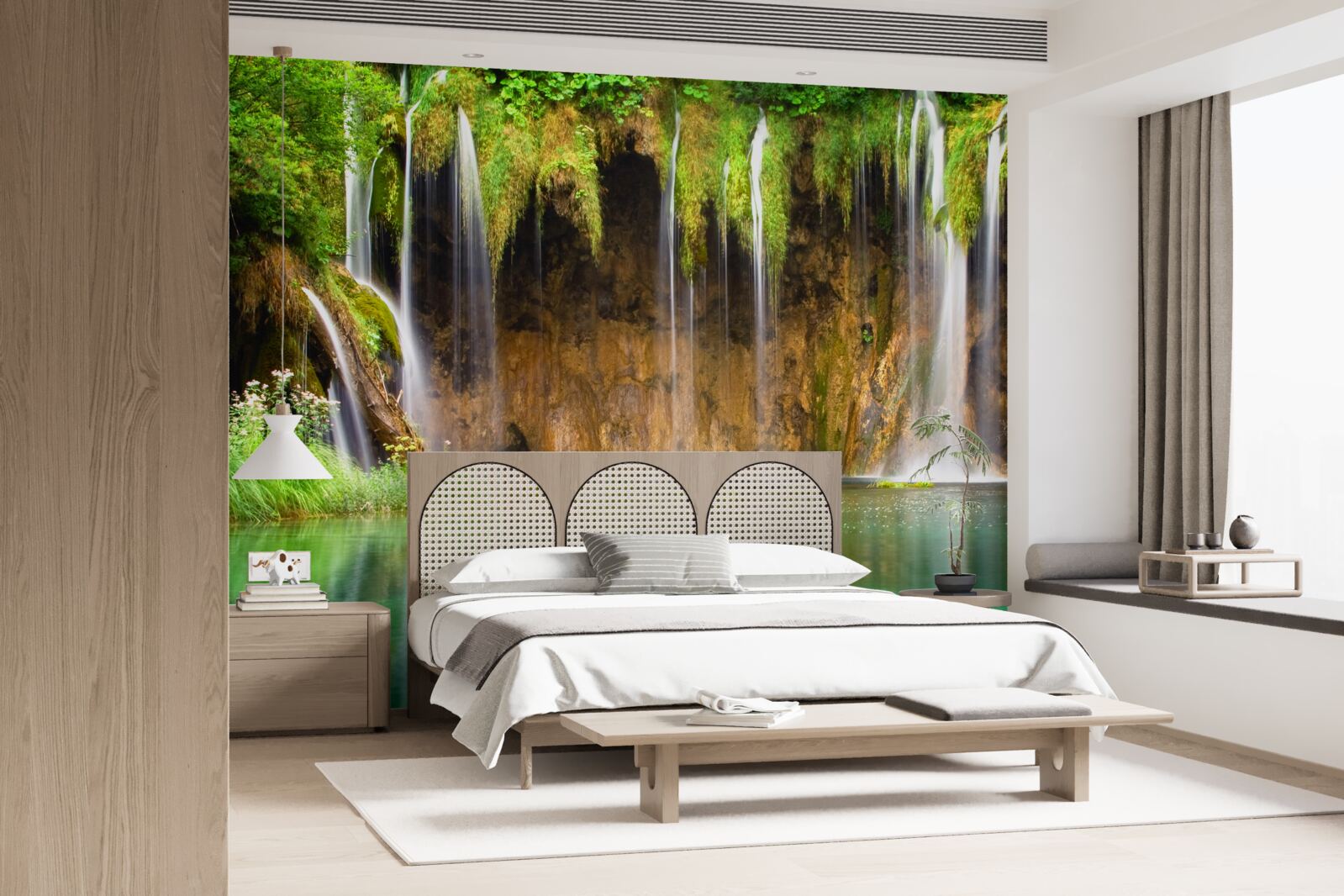 Fototapeta krásny vodopád v horách